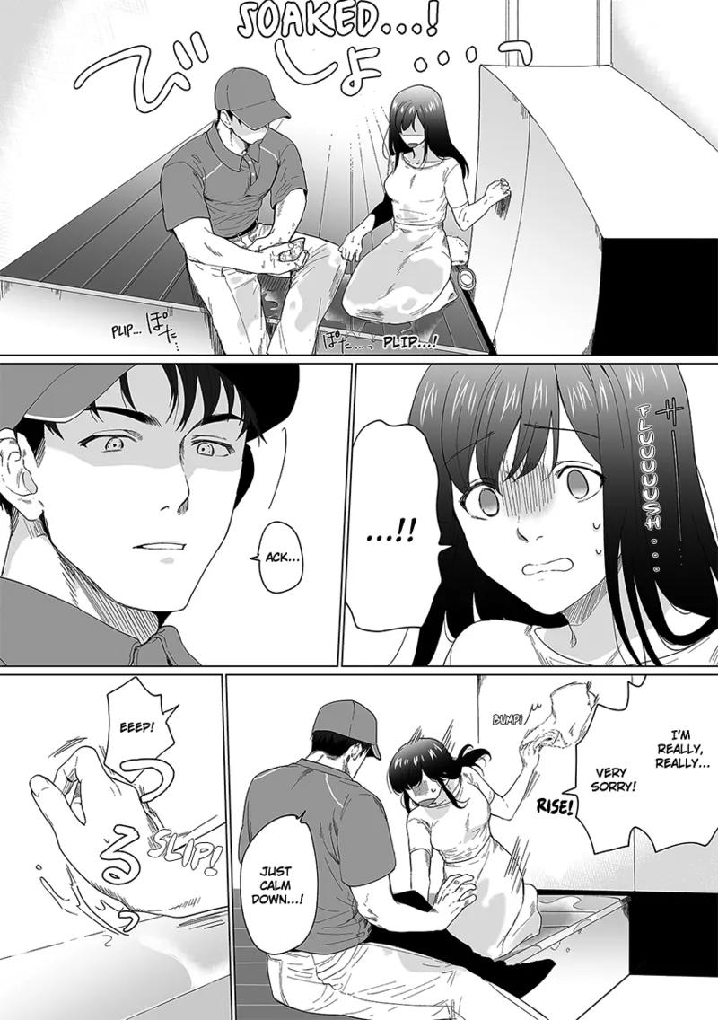 Oku-san, Nimotsu ga Todoiteimasu. ~Takuhai Danshi ni Semarareru Hitozuma~ 1 | Ma'am, You Have a Package! The Housewife Who's Seduced by the Delivery Man 1 page 8 full