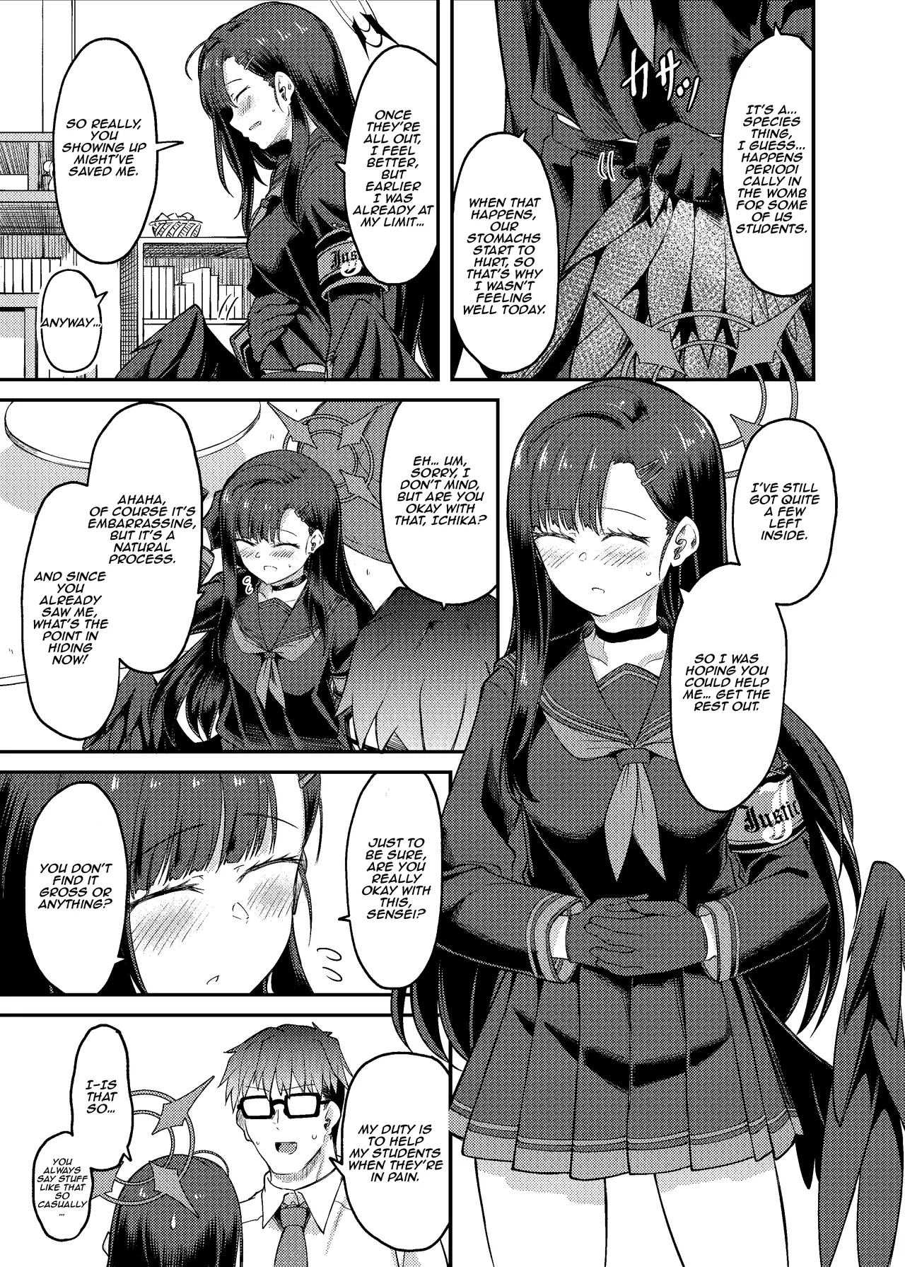 Ichika Umussu! | Ichika is About to Lay Her Egg! page 9 full