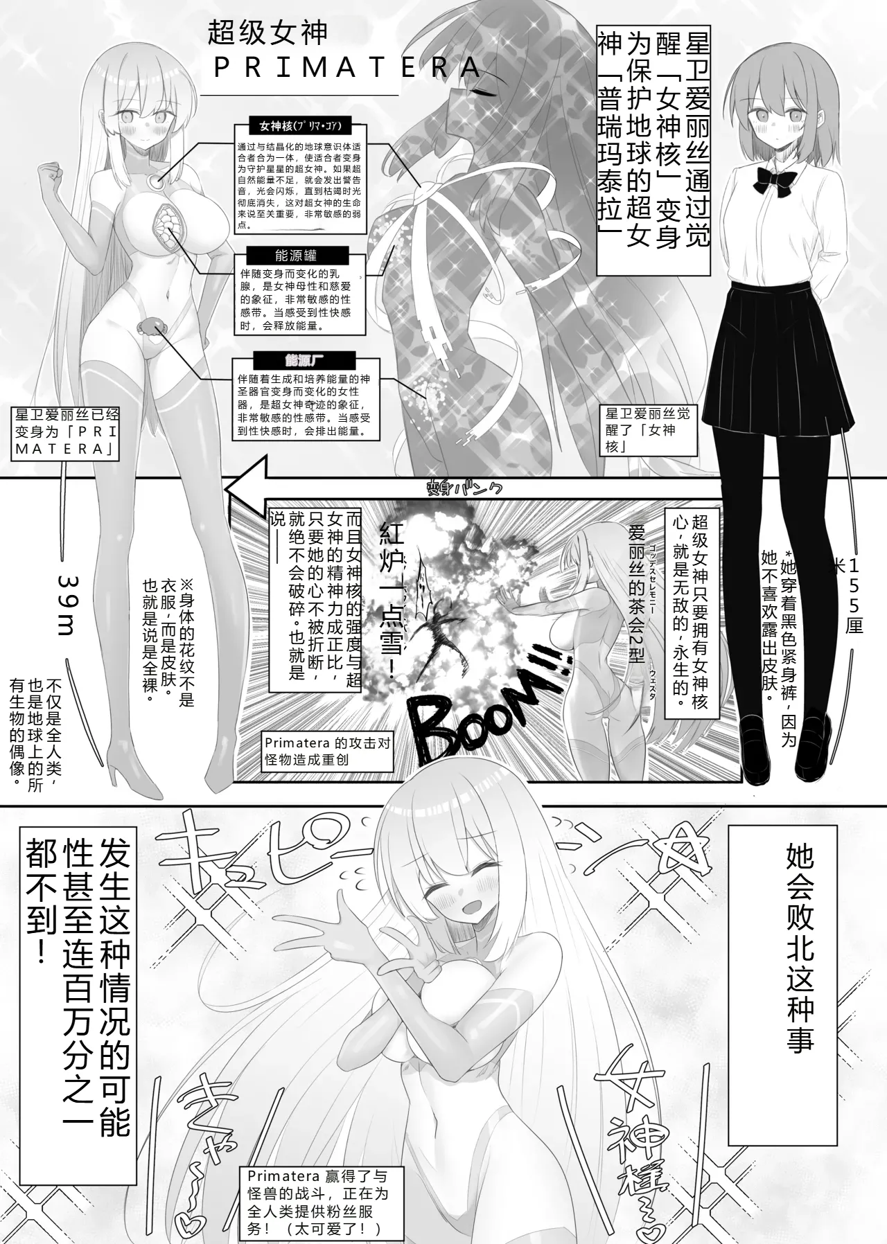 Super Goddess VS Space Superhuman page 2 full