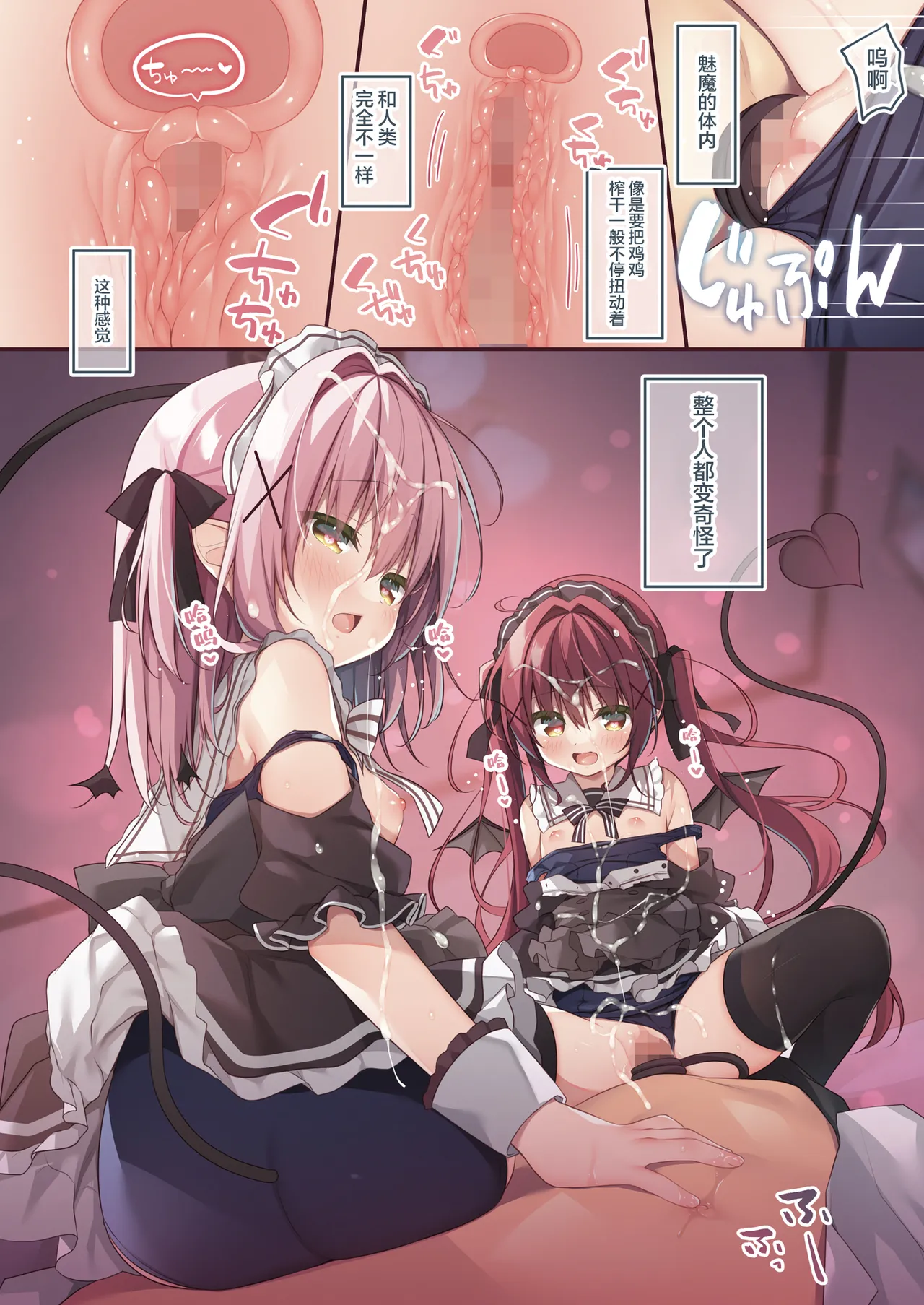 Gohoushi Succubus-chan | 双子魅魔酱前来侍奉主人了哦 page 9 full