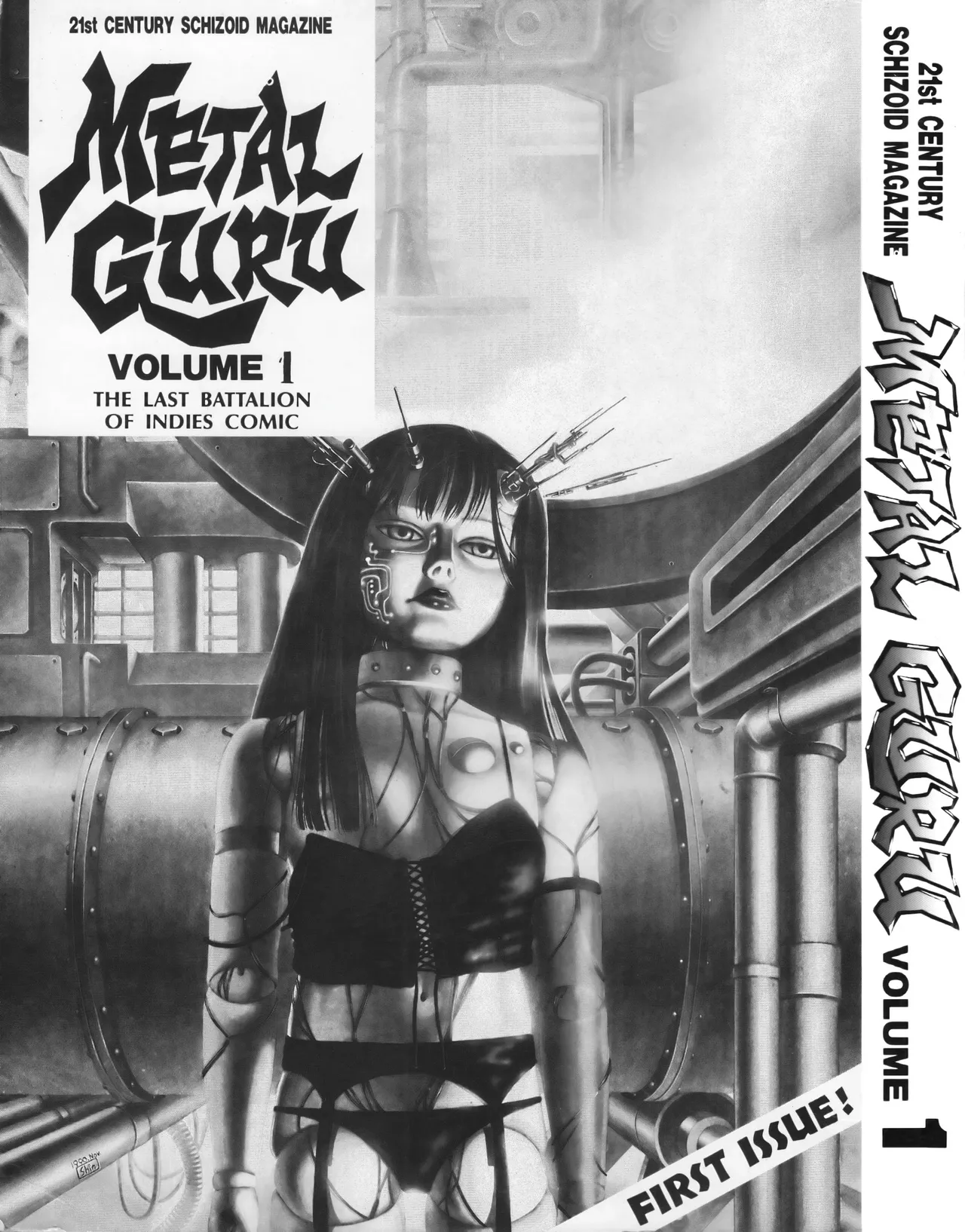 21st CENTURY SCHIZOID MAGAZINE METAL GURU VOLUME 1 page 2 full
