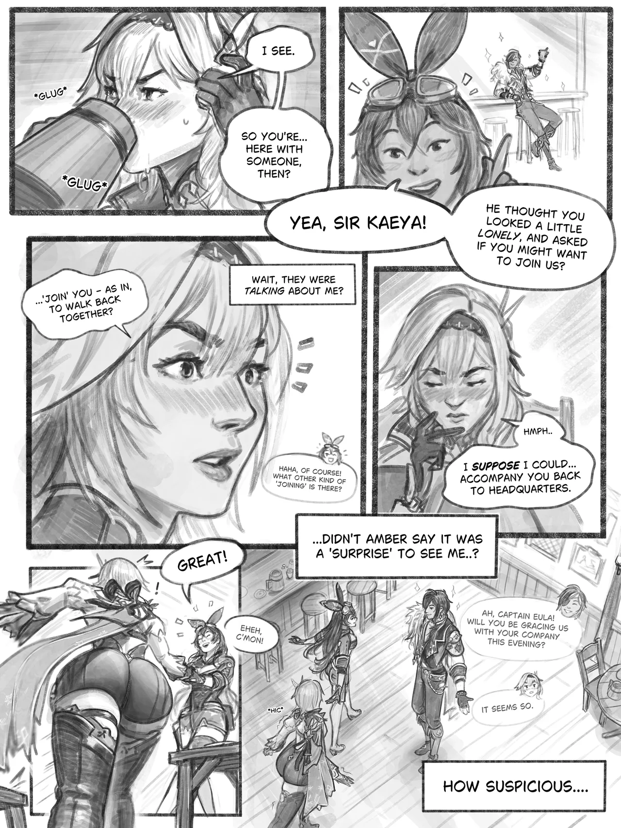 Knighty Night Genshin Impact page 5 full