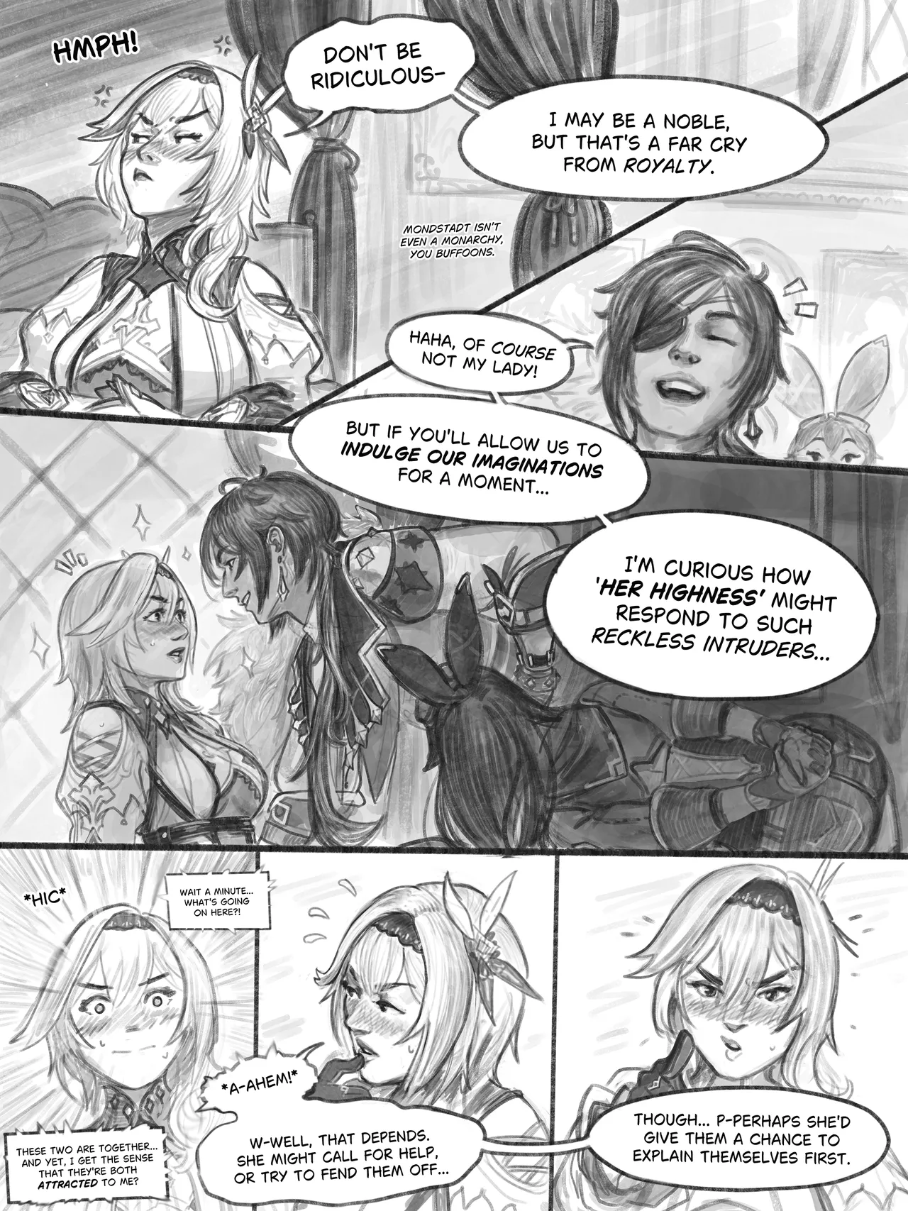 Knighty Night Genshin Impact page 8 full