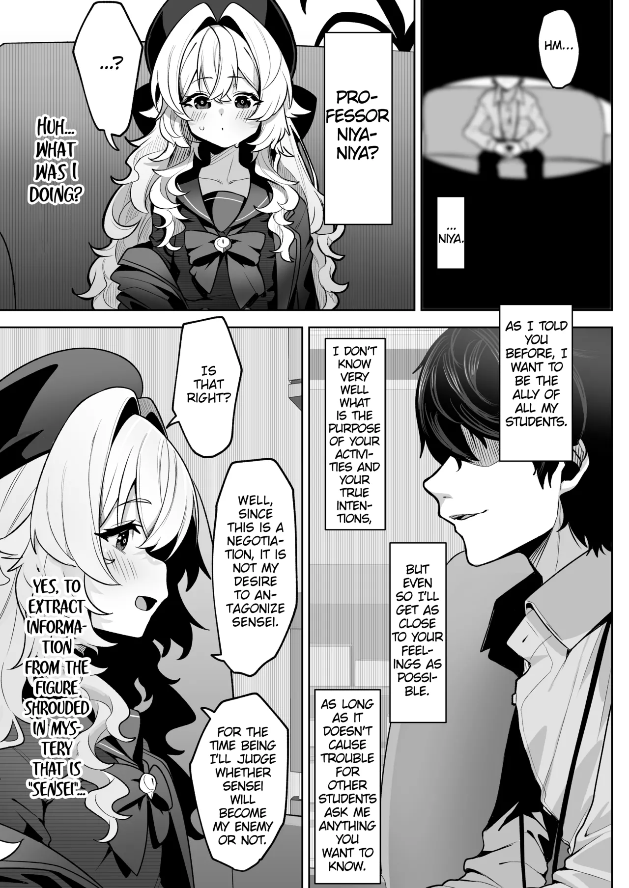 Niyaniya Kyouju o Hypnoru. page 9 full