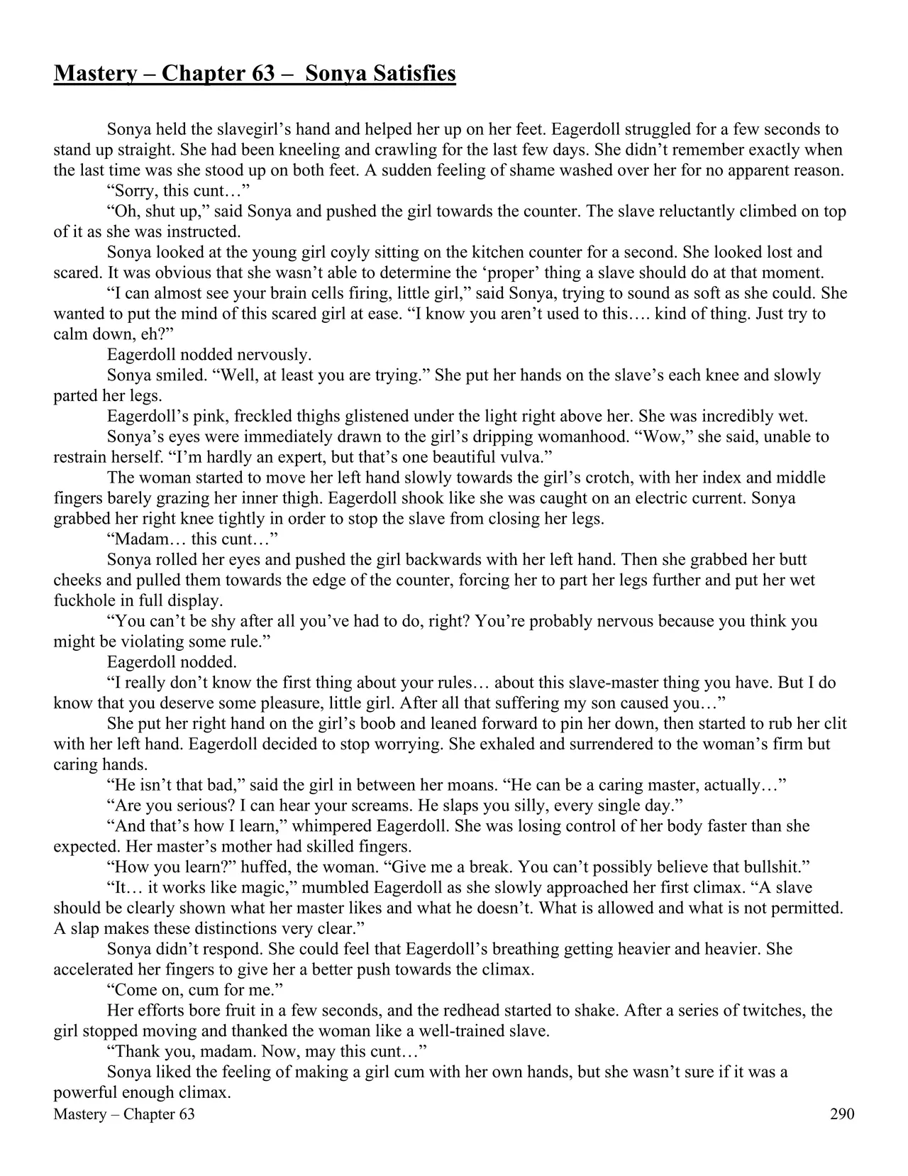 Mastery Part 2 page 1 full