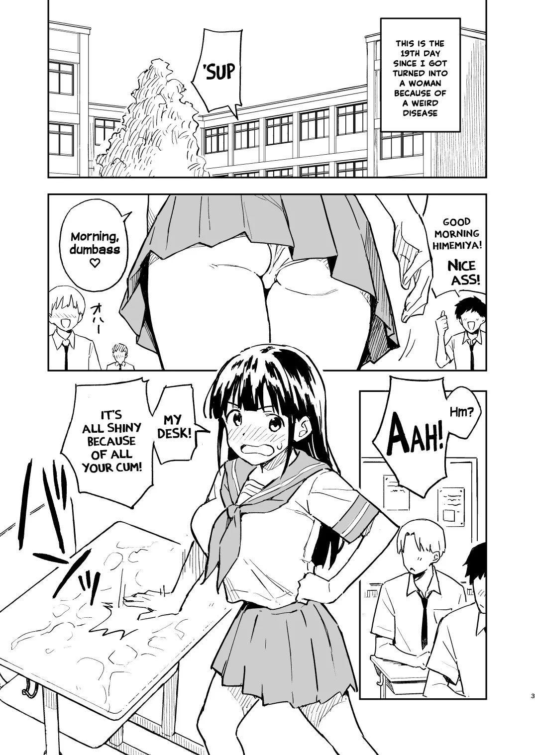 1-kagetsu Ninshin Shinakereba Otoko ni Modoreru Hanashi  | As Long As I Don't Get Pregnant for 1 Month, I'll Turn Back Into a Man page 3 full