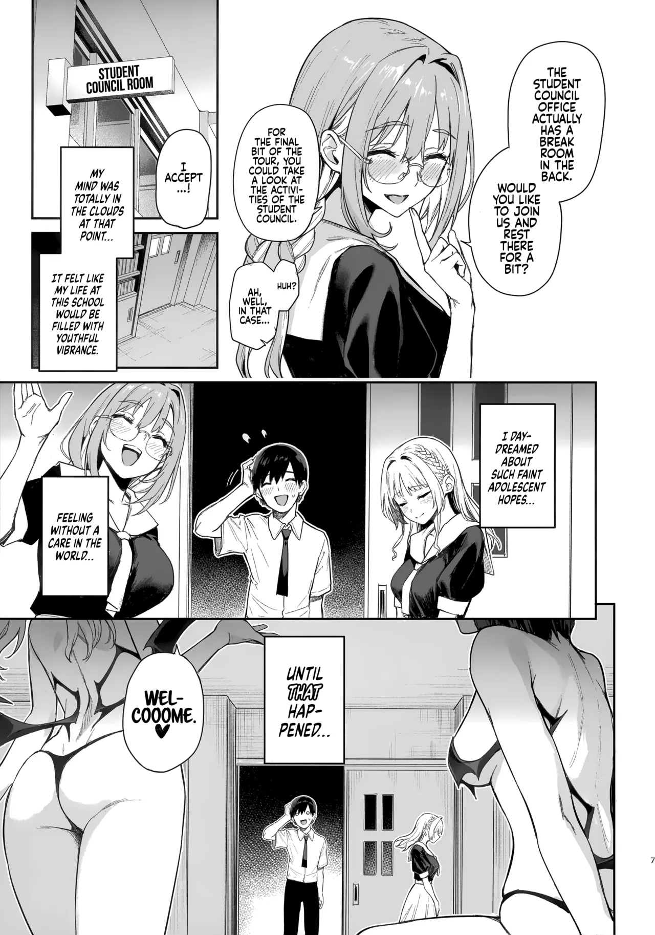 Succubus Seitokai Shiko Shiko Shikkoubu | Succubus Student Council Milking Club page 7 full