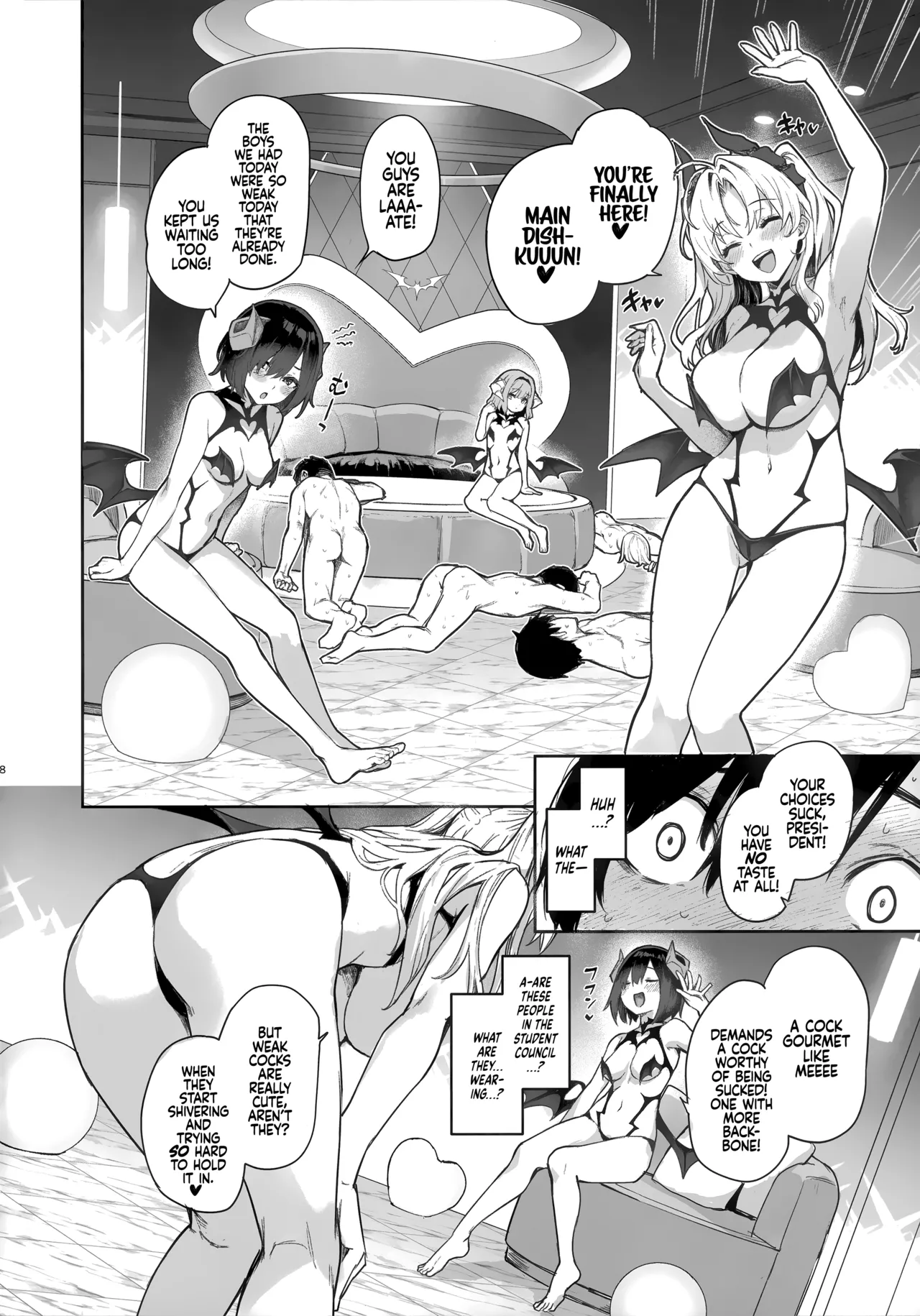 Succubus Seitokai Shiko Shiko Shikkoubu | Succubus Student Council Milking Club page 8 full