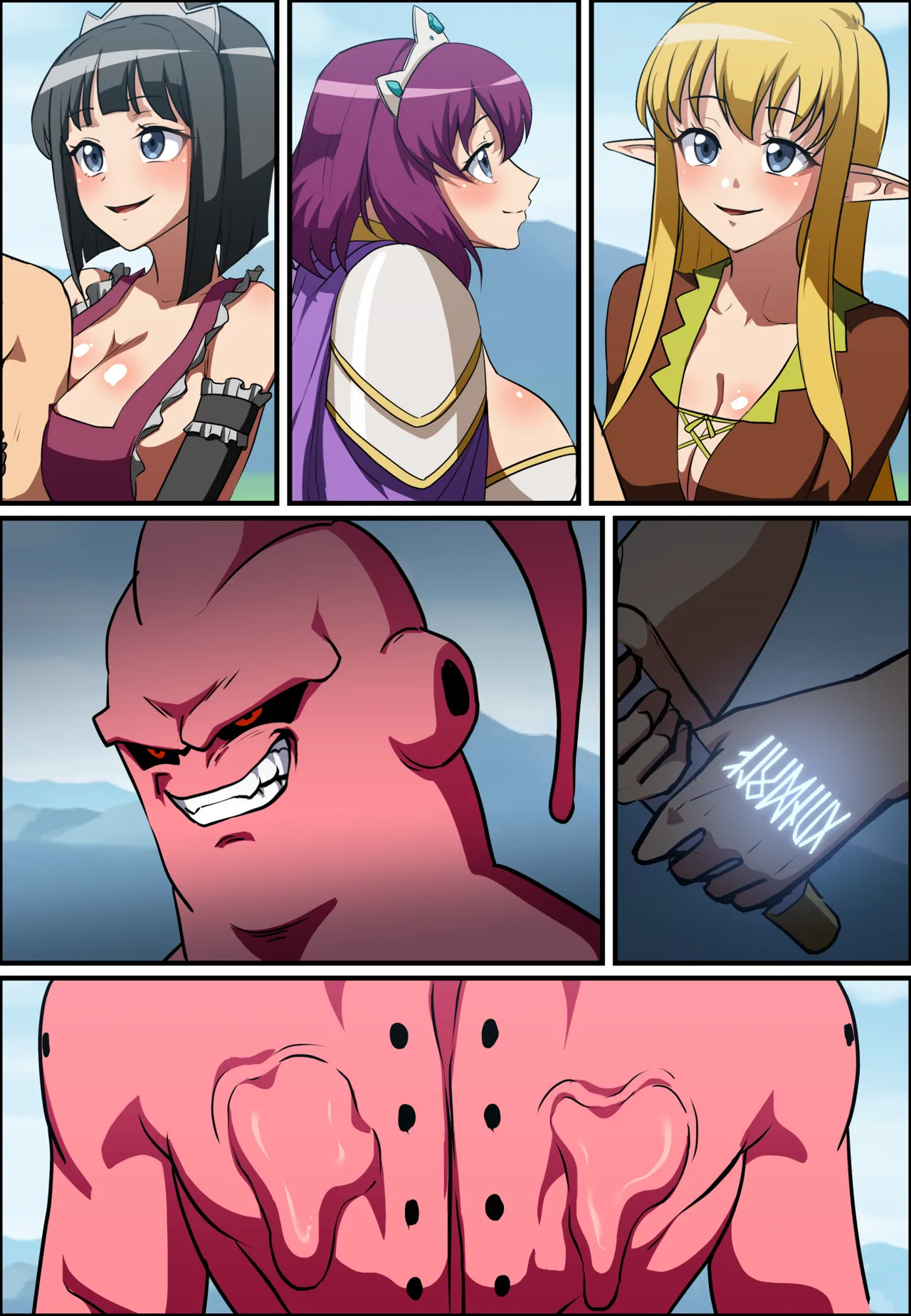 The Familiar of Zero - Tiffania  Henrietta  Siesta  Majin buu 1-2 page 4 full