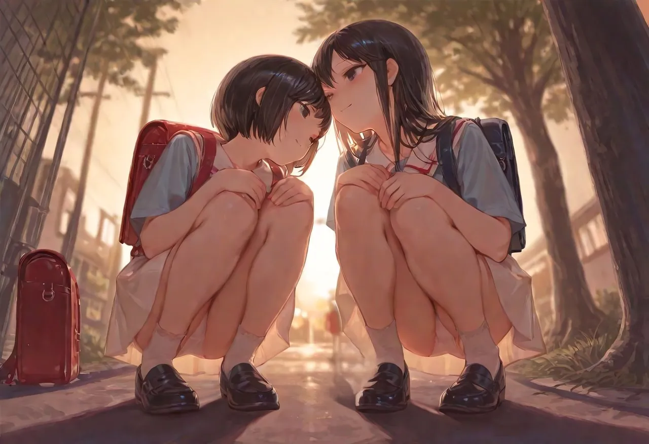 【Kaleidoscope】tsuru peta yuri kappuru ~ ryou ana kakuchou ~ page 9 full