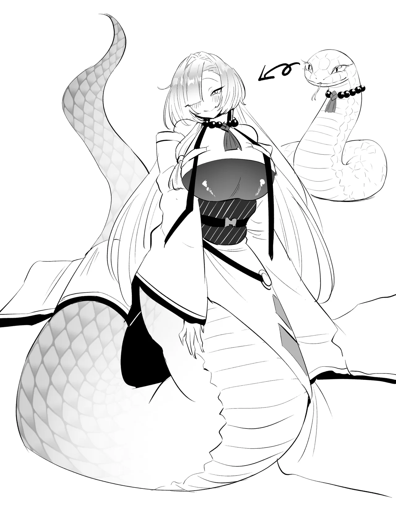 [桃祭] 蛇神様に魅入られて Hentai - Raw  59