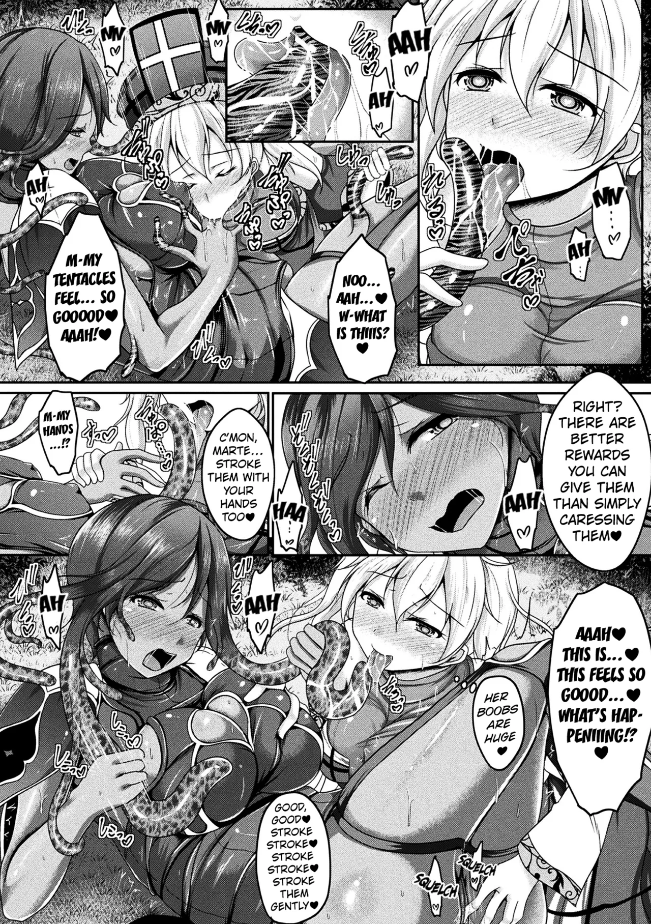 Tentacles Are Living Things Too, So Be Gentle With Them  2D Comic Magazine Shokushu Les Vol. 2 page 6 full