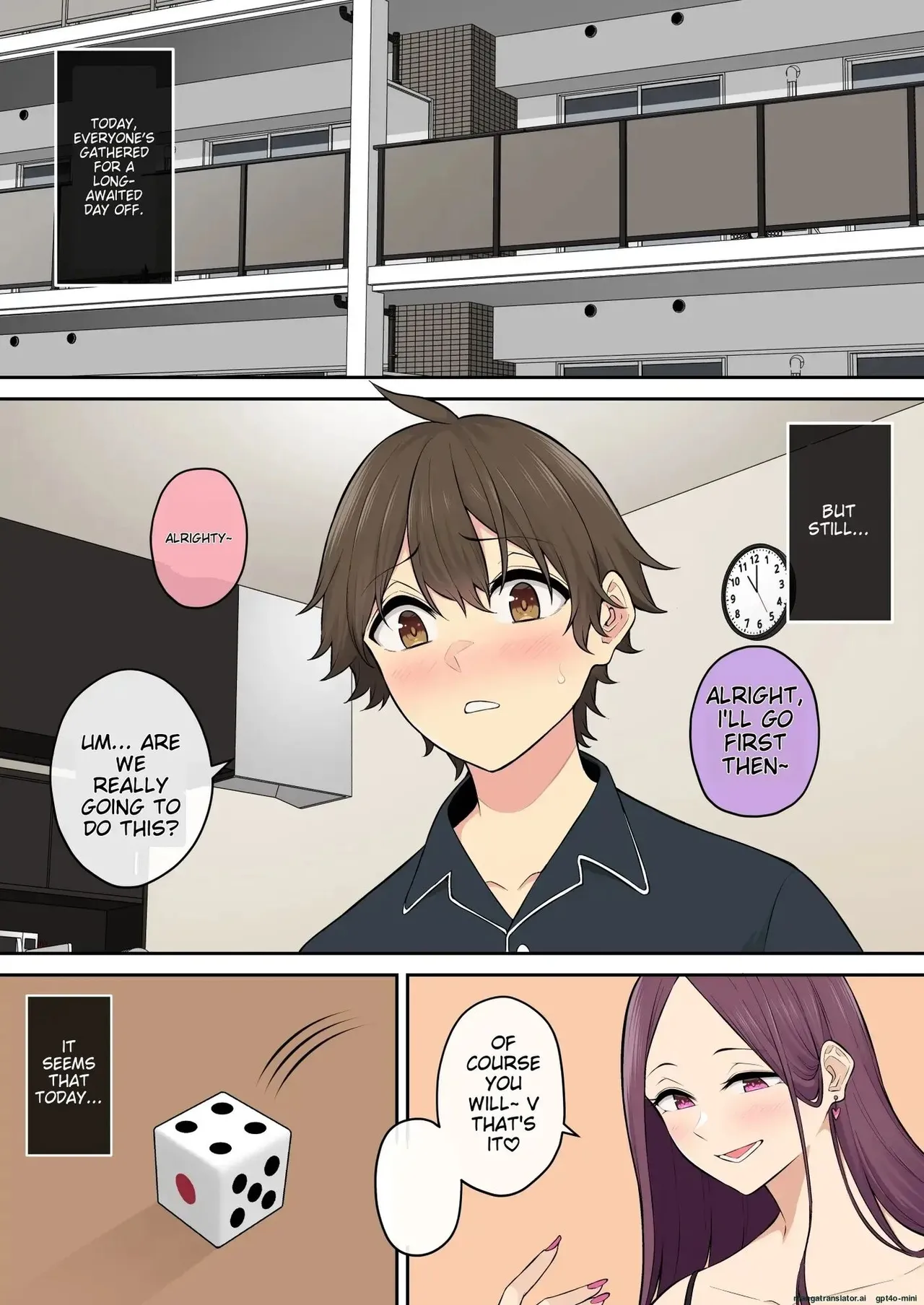 Imaizumi Brings All The Gyarus To His House 7 + Bonus page 3 full