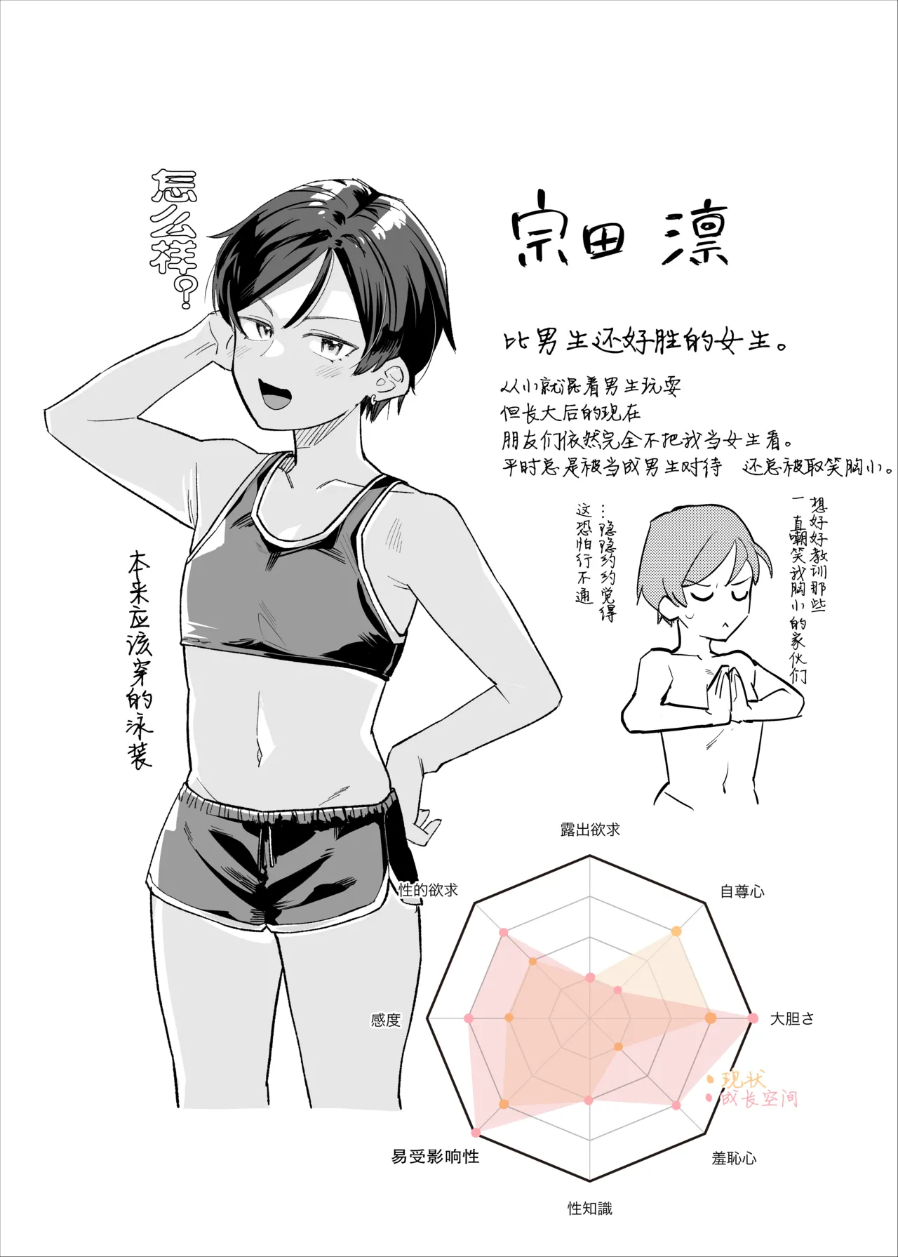 男水着チャレンジ 1-3（个人机翻） page 10 full