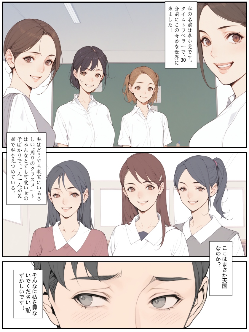 助けて、ふたなりに囲まれちゃった！ page 1 full