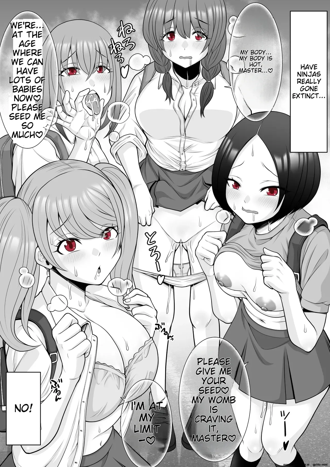 Shinobikan ~Modern Ninja Uses Ninjutsu for Harem Sex & Impregnation Orgies with Clone Techniques~ page 8 full
