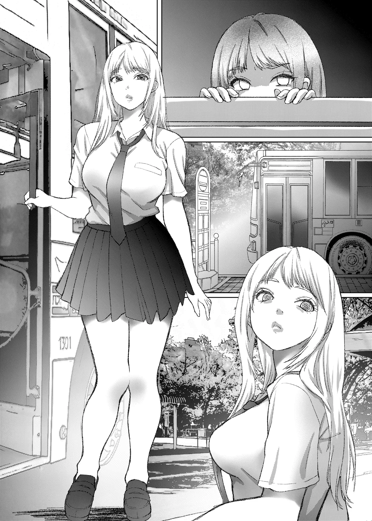 Kotori-chan no Sainan 4  Revival Bus-tsuu ni shita Kyonyuu J-kei ga Busjack Rinkan no Kei ni Shosareru Hanashi. page 3 full