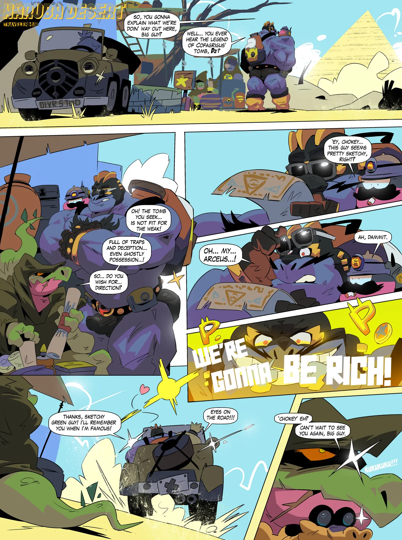 Detective Incineroar in: Coffin Raider! page 2 full