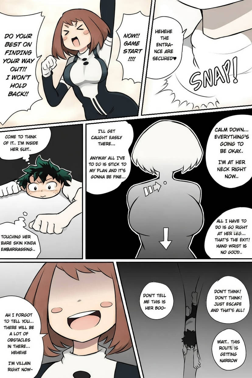 Ochako Uraraka vs Izuku Midoriya page 3 full