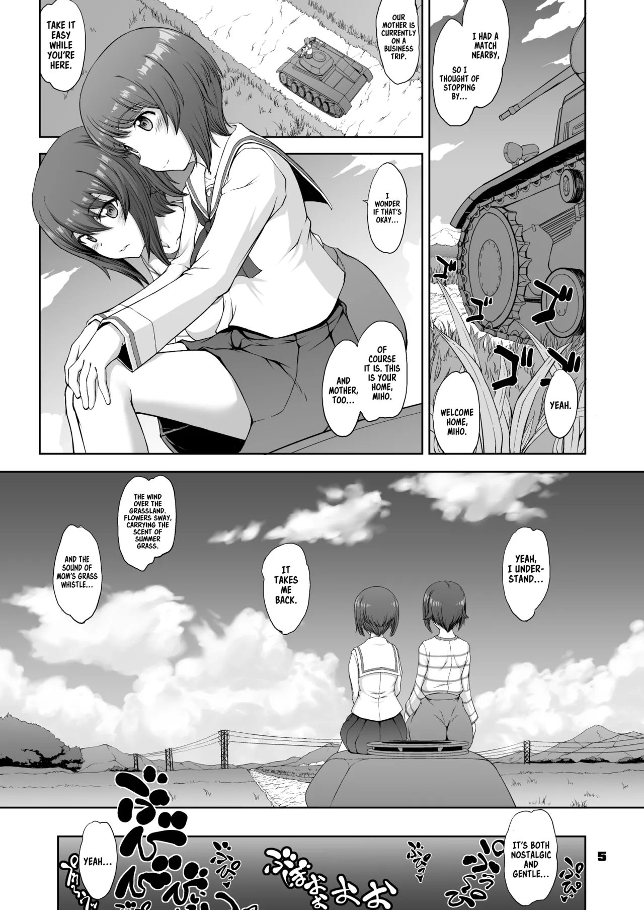 Iemoto no Geneki Fukki Kanzen Fukujuu Dosukebe Ura Senshadou Ni  | The Head's Return To Active Duty: The Complete Submission Ultra-Lewd Sensha-Do page 5 full