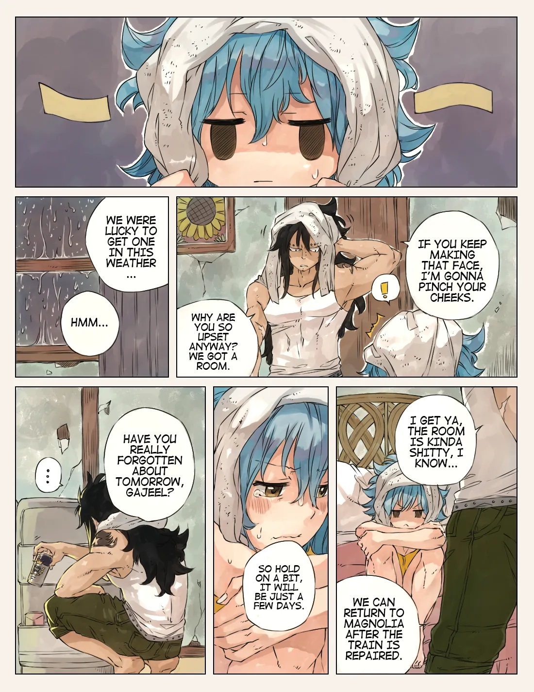 First Time - Fairy Tail DJ page 1 full