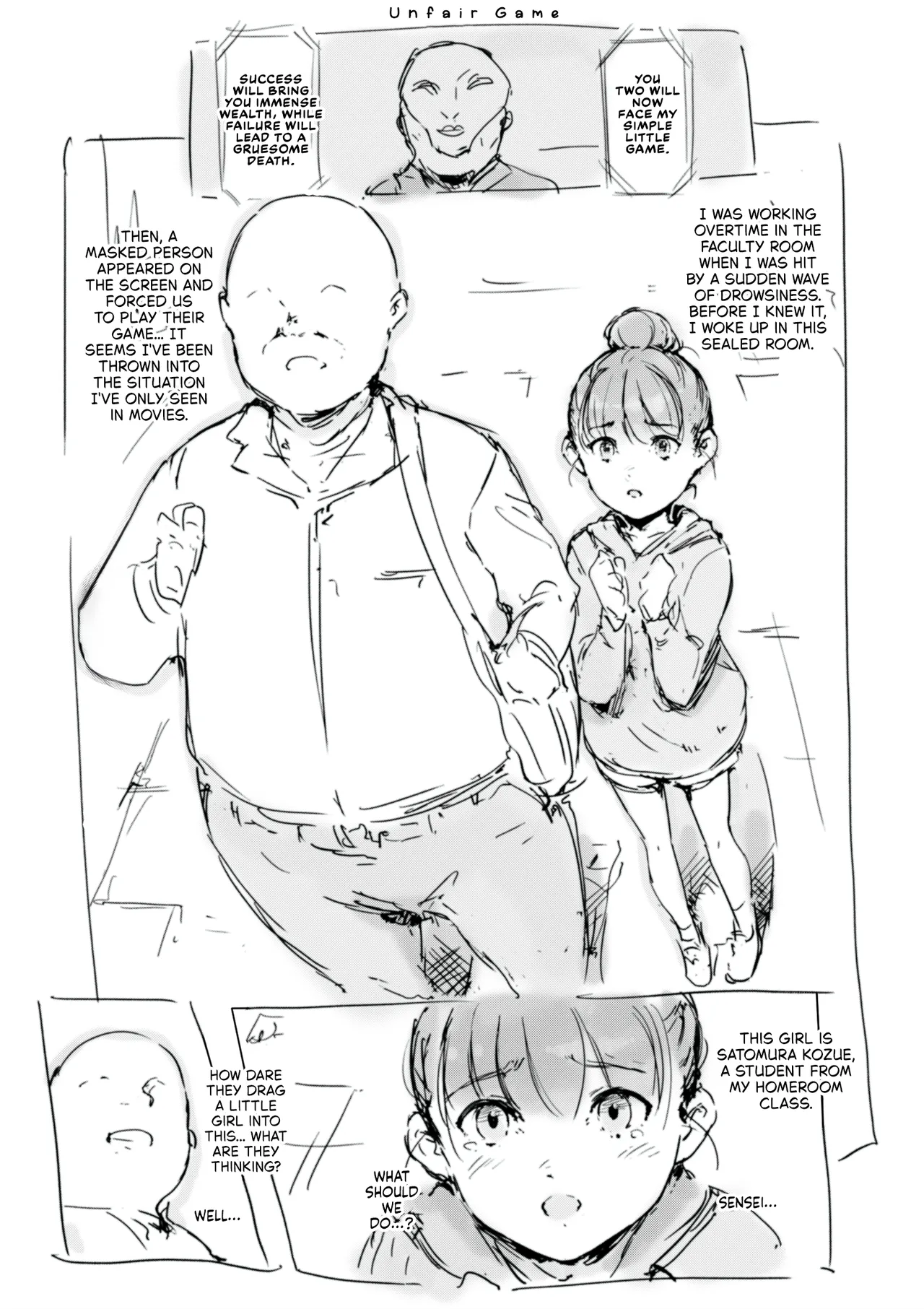 Rifujin na Game | Unfair Game page 1 full