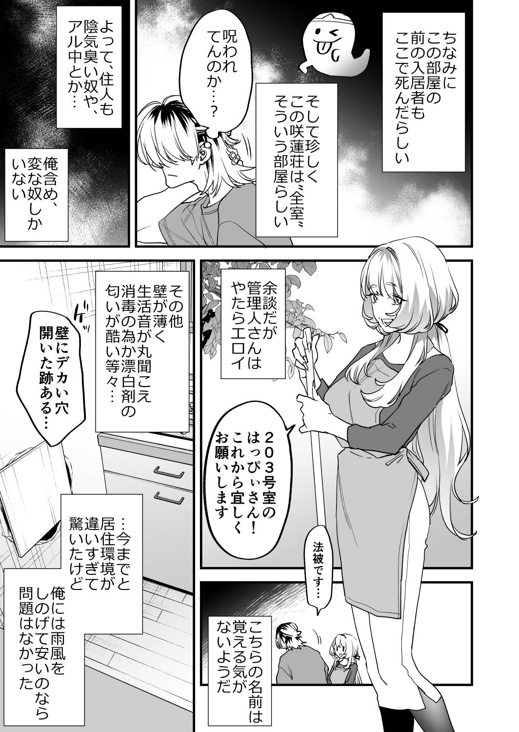 1K3万まんこ付き物件─203号室 page 4 full