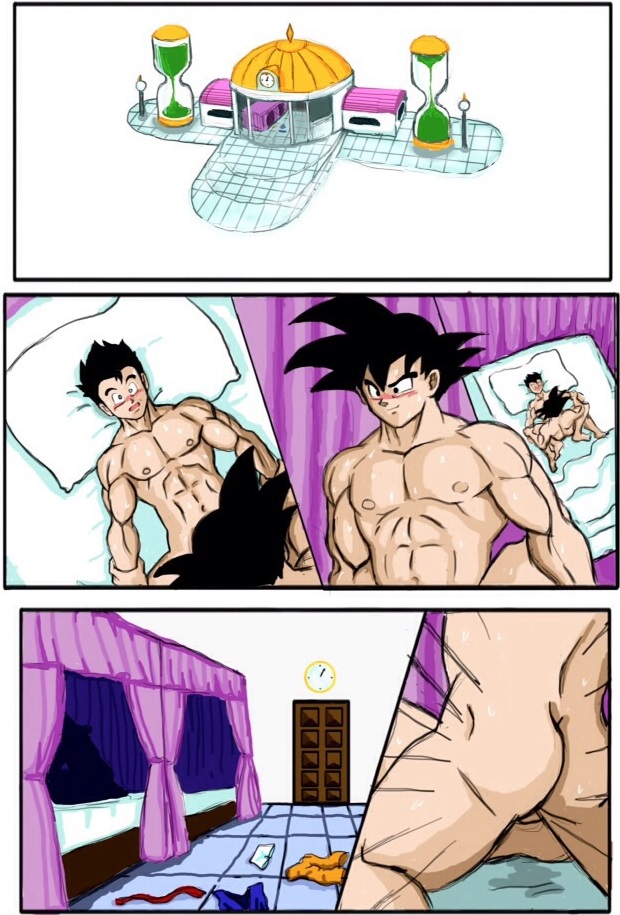 Dragon ball yaoi compilalated Son Goku, Son Gohan Son Goten 2 page 4 full