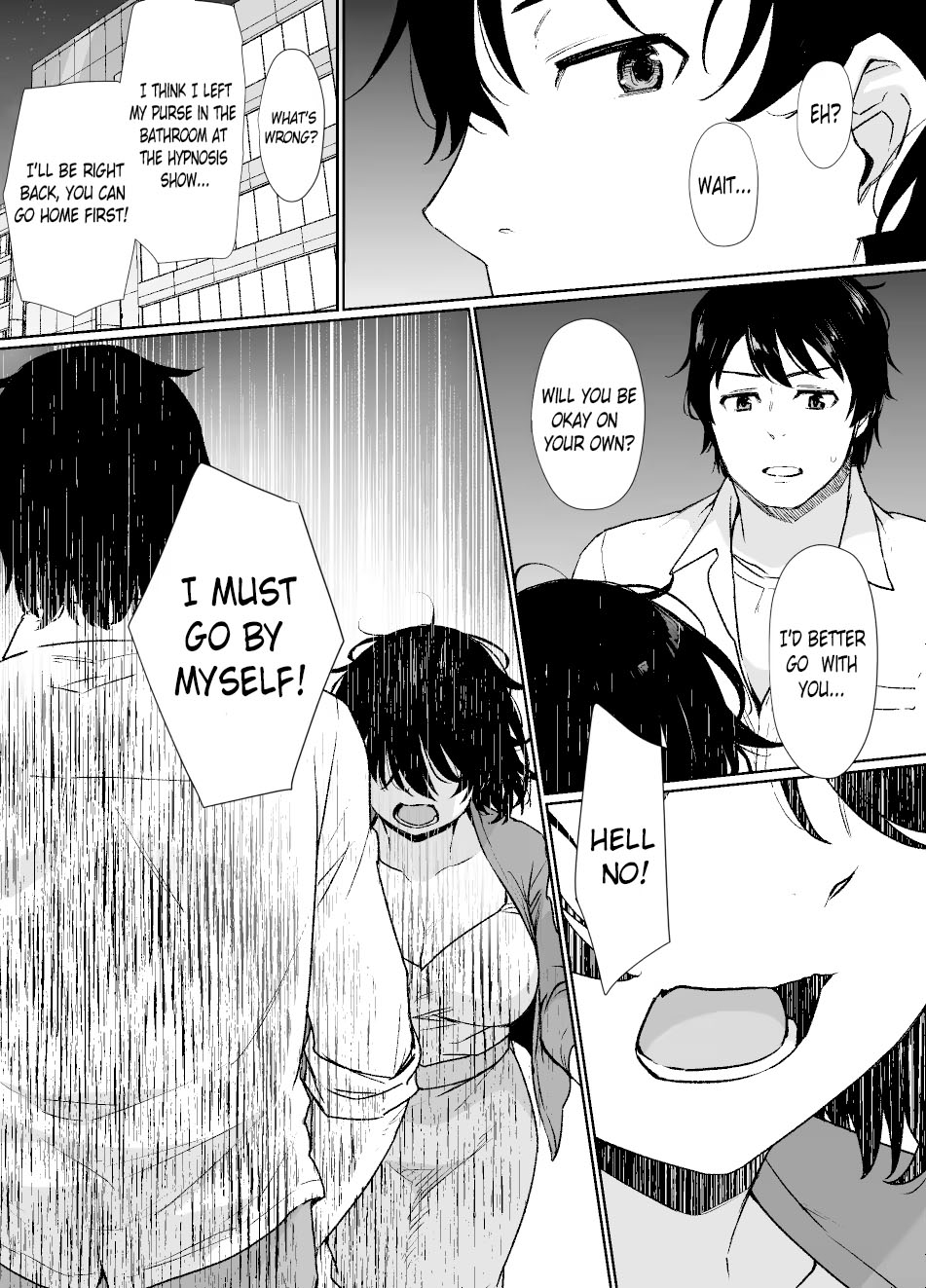 Saiminjutsu ni Kakariyasui Kanojo | An easy-to-hypnotize girlfriend... falling into depravity with her best friend. page 9 full