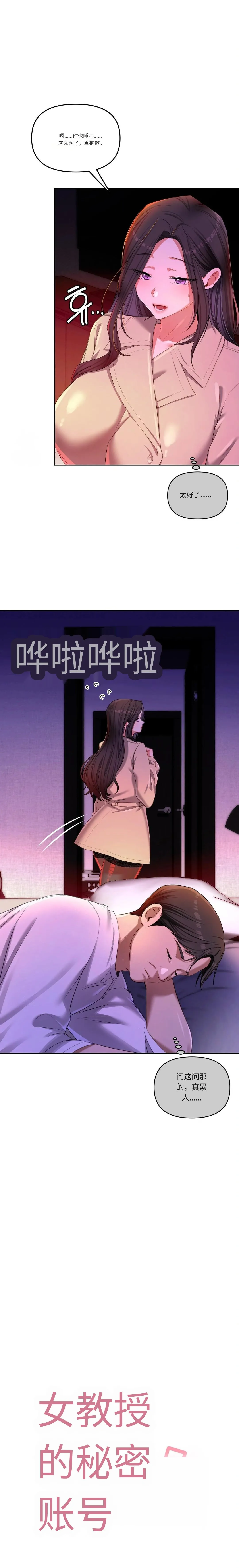 【韩漫】女教授的秘密账号17-22 AI翻译 page 3 full