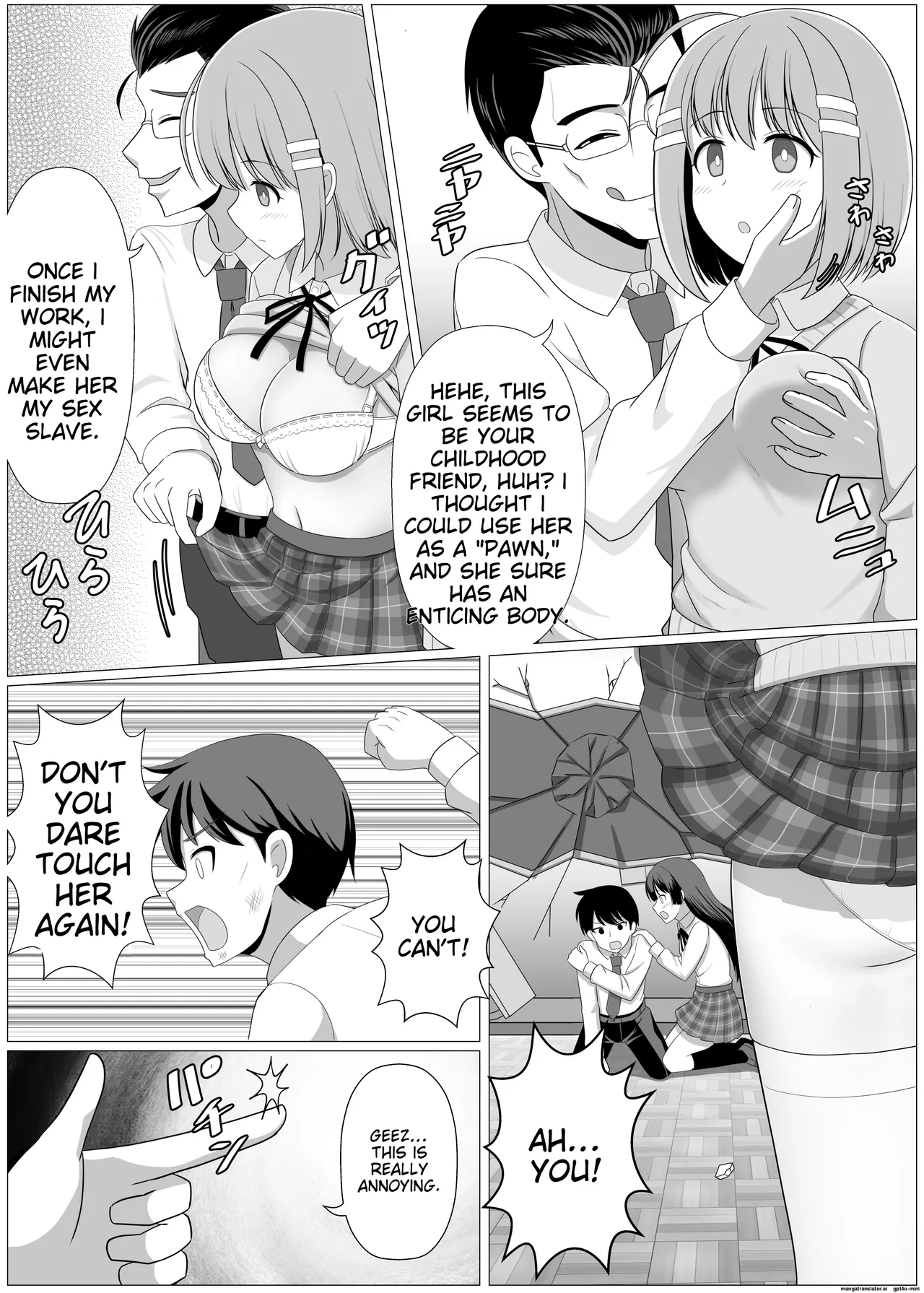 Nouryoku Battle-kei Manga de Osananajimi ga Teki ni Ayatsurareru Hanashi page 3 full