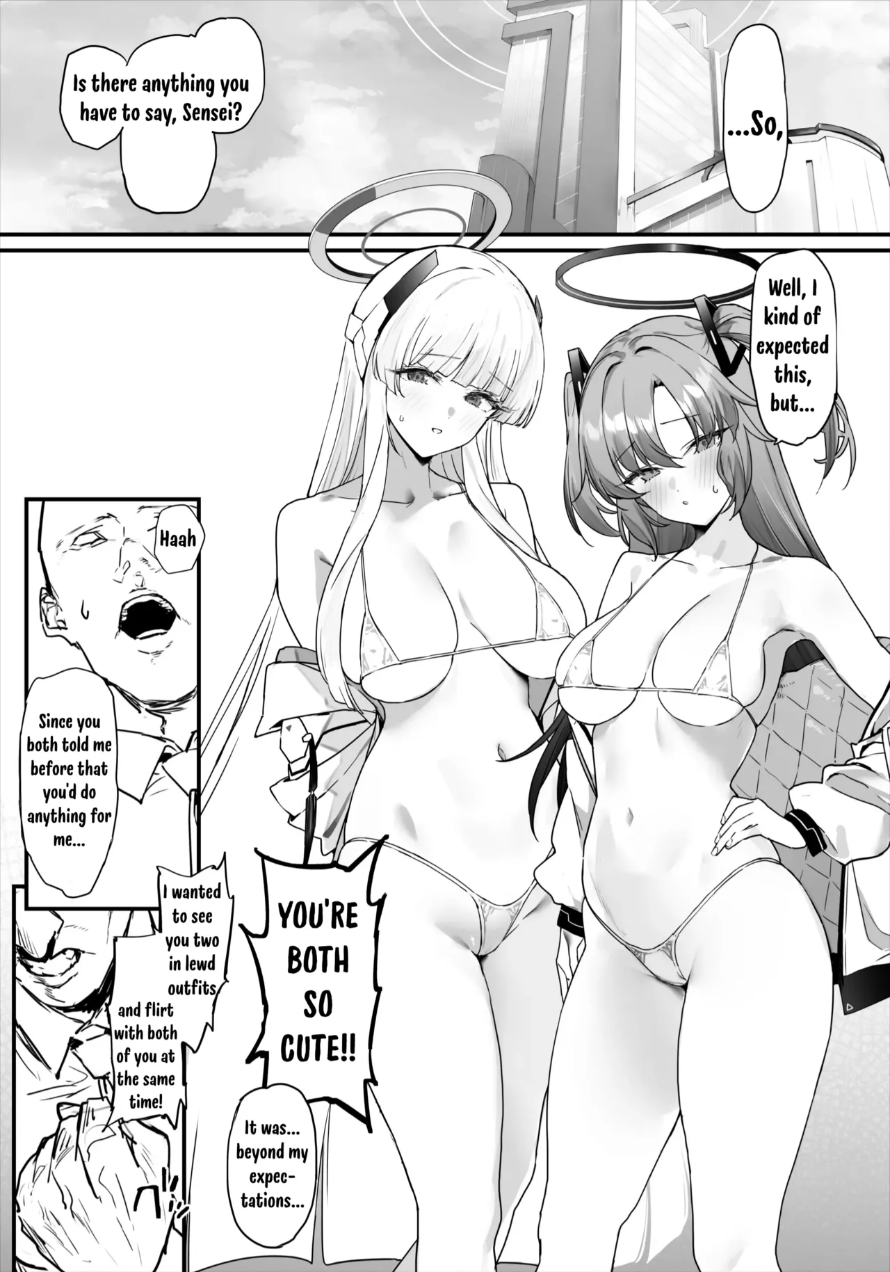 Flirting and Cuddling with Yuuka-chan and Noa-chan | Yuuka-chan to Noa-chan to Ichaicha Suru Hon page 2 full