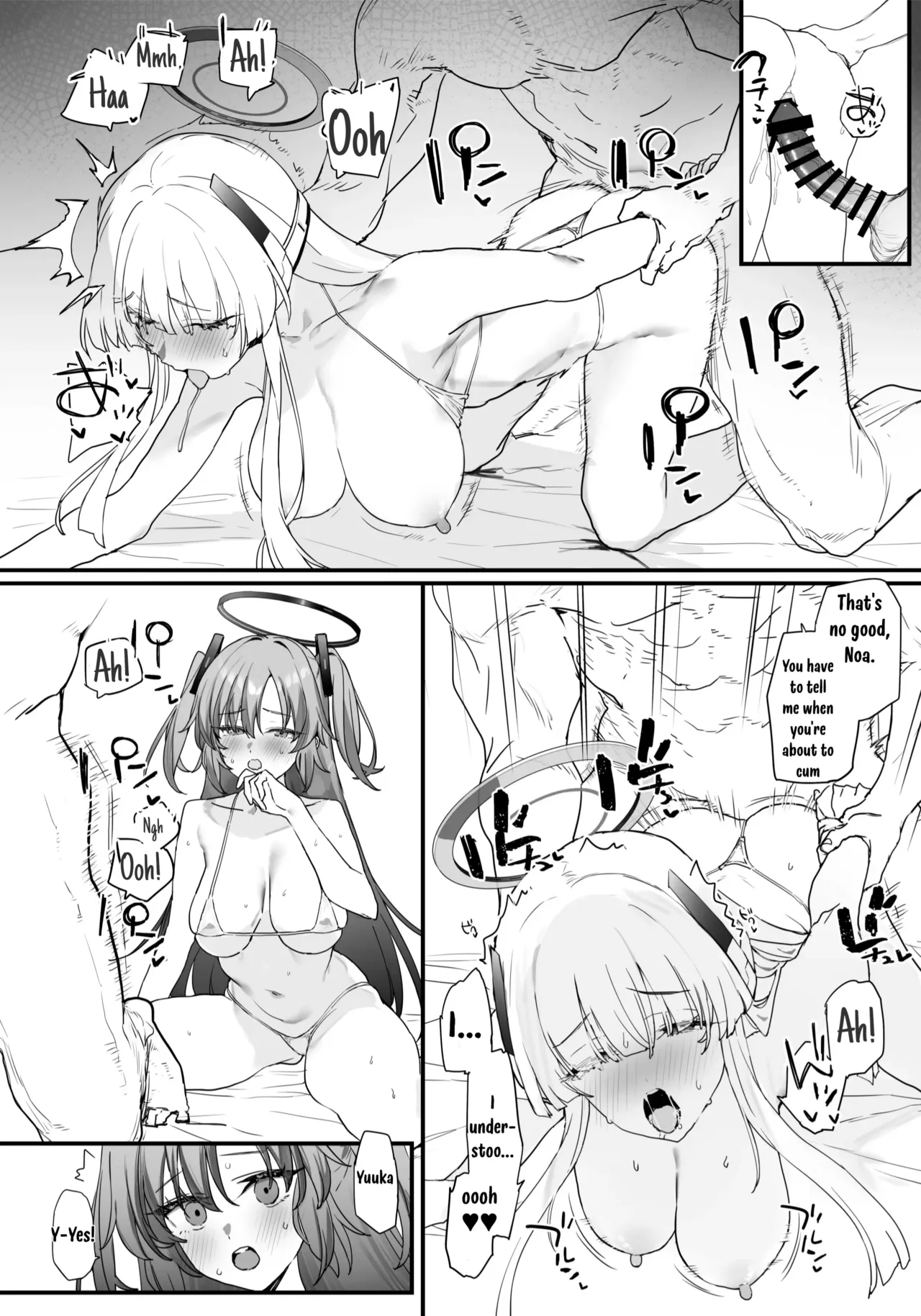 Flirting and Cuddling with Yuuka-chan and Noa-chan | Yuuka-chan to Noa-chan to Ichaicha Suru Hon page 7 full