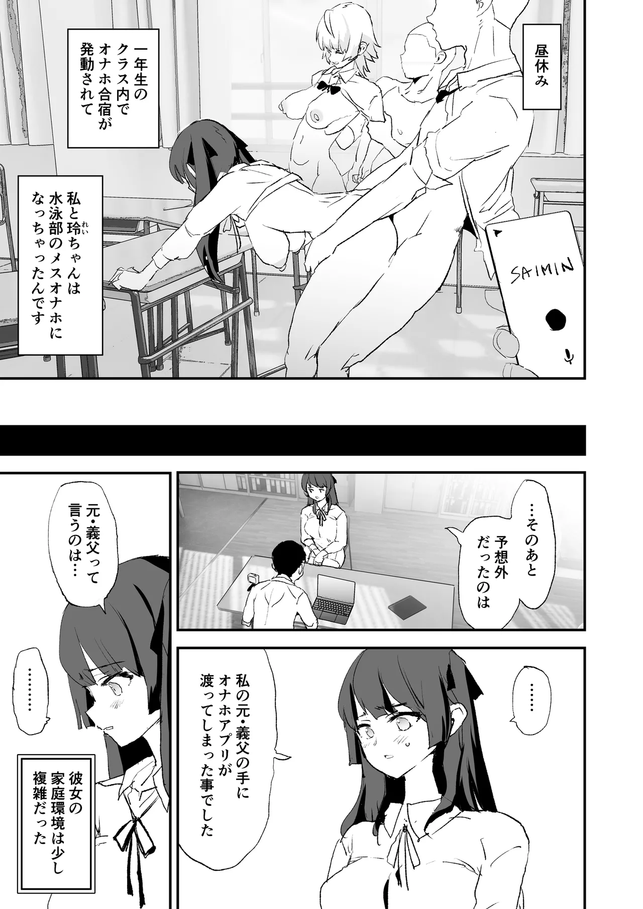 Onaho gasshuku dosukebe intabyū - Fukēi san kankan! page 6 full
