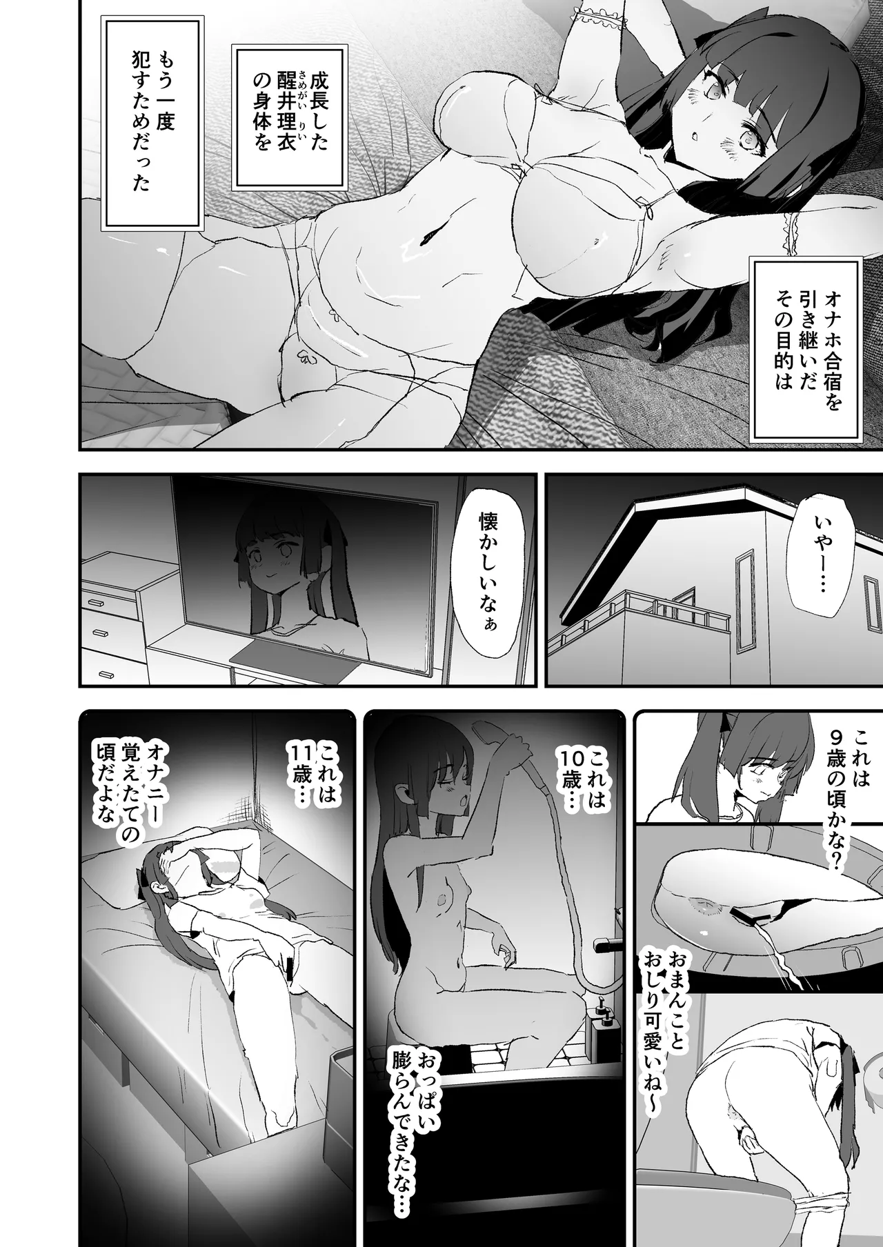 Onaho gasshuku dosukebe intabyū - Fukēi san kankan! page 9 full