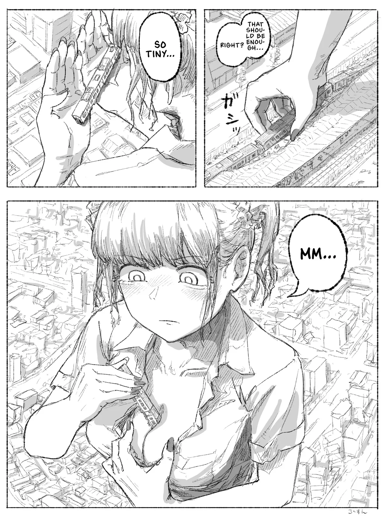Gyaru JK ga Kobito o Miorosu | High School Gyaru Looking Down on Tinies page 7 full