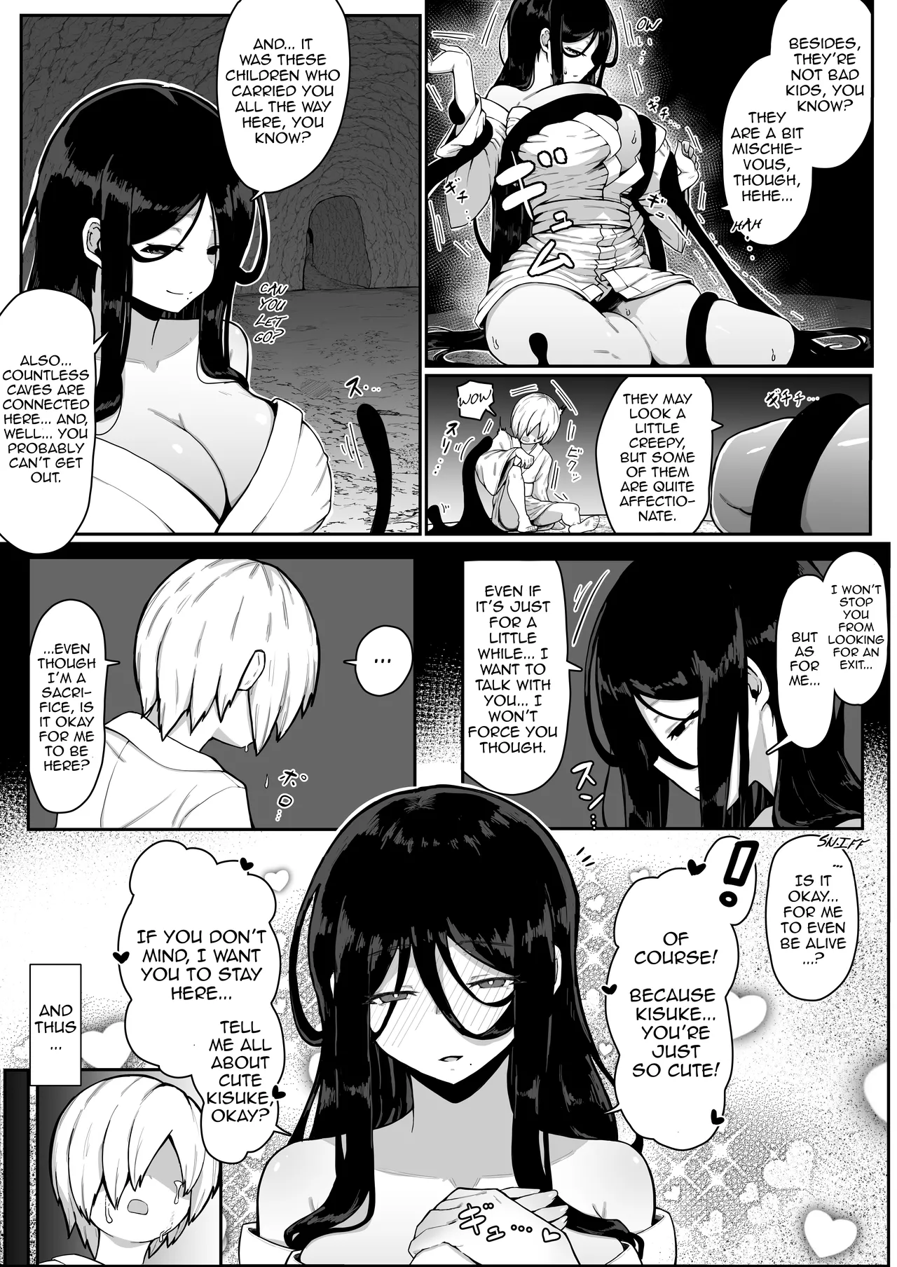 Ikenie Boshi Koubi -Mura no Ikenie to Natta Boshi wa Yami no Soko de Eikyuu ni Koubi Suru- | Sacrificial Mother-Son Mating -The Mother and Son Who Became the Village’s Sacrifice Mate Eternally in the Depths of the Darkness- page 8 full