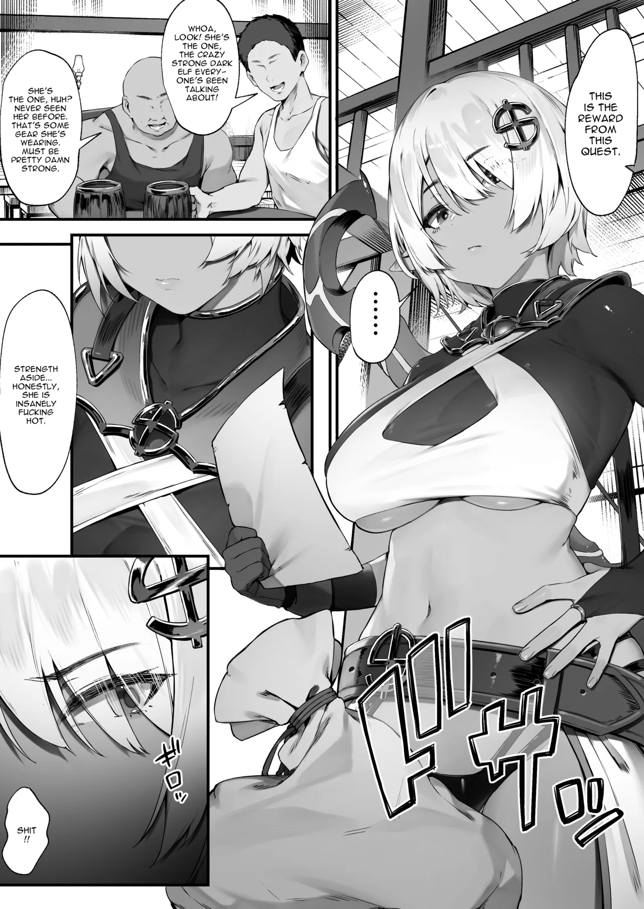 Dark Elf-san to Noroi no Soubi page 1 full