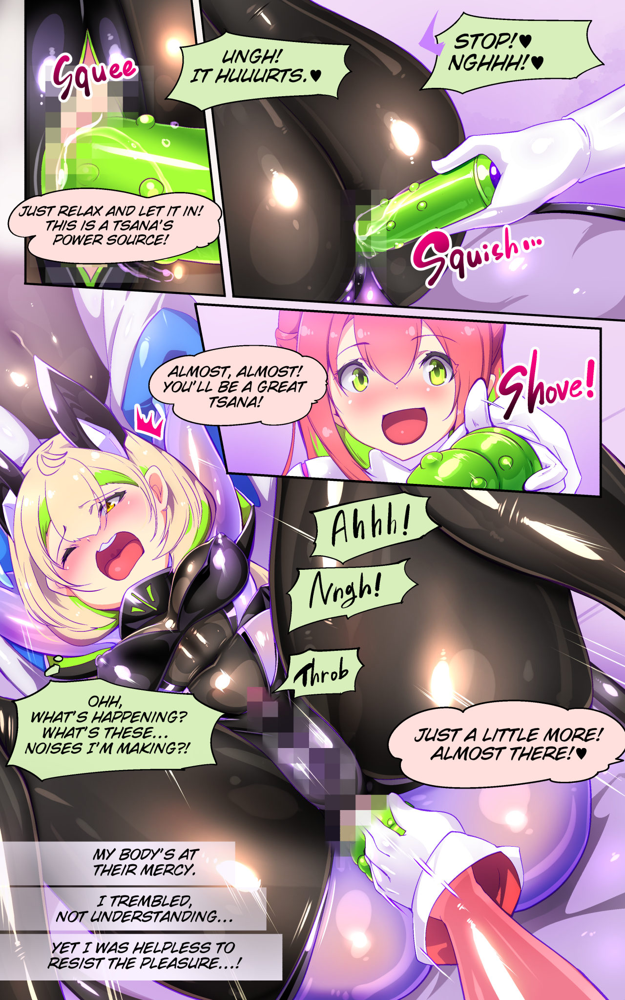 A manga about a girl who is reincarnated as a combat android, and then has a very erotic experience and turns evil - Senkou Heijo Prikke Tsana - page 10 full