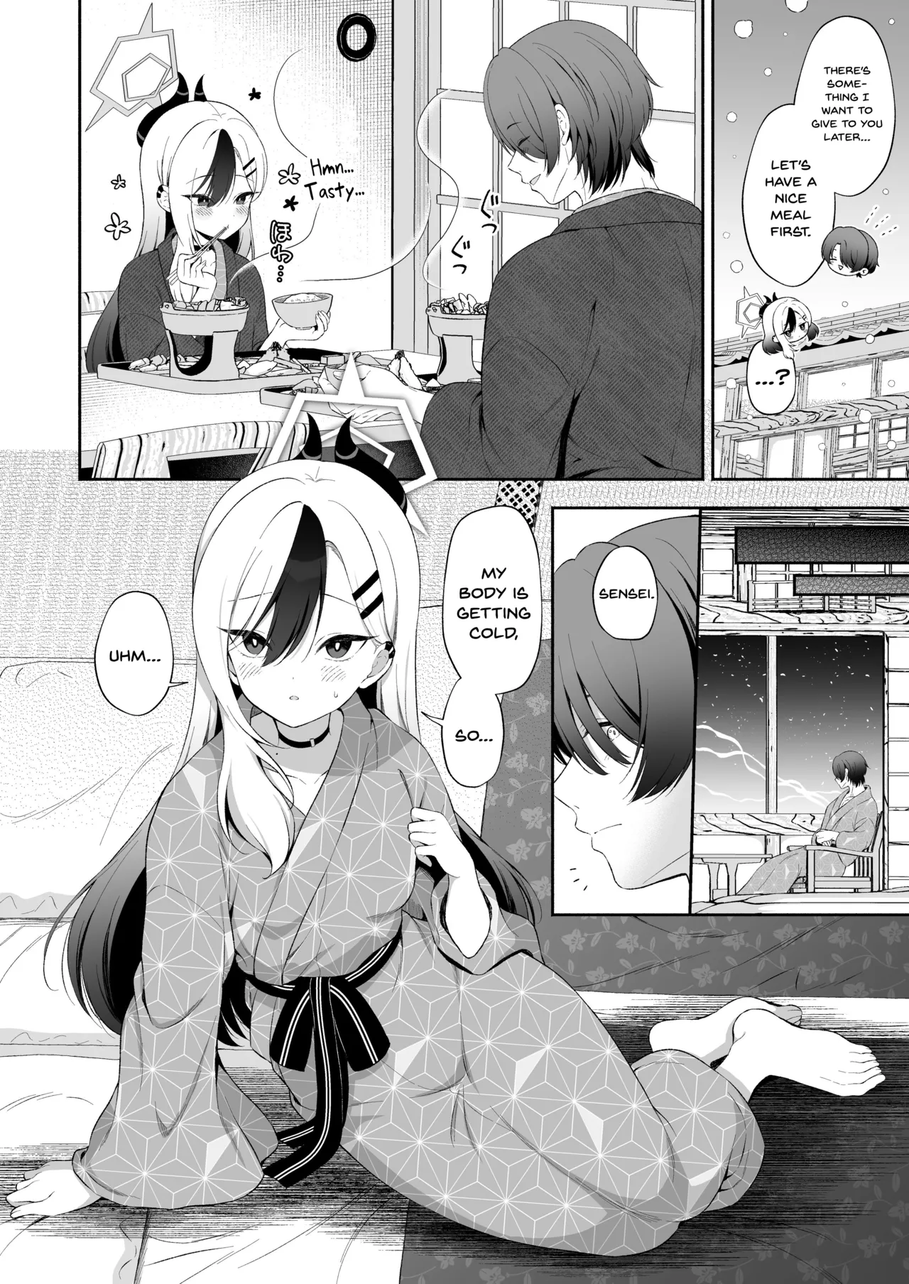 Onsen Kayoko to Amatoro Ecchi + Kayoko to Sensei ga Onamiseshiau Ohanashi page 4 full