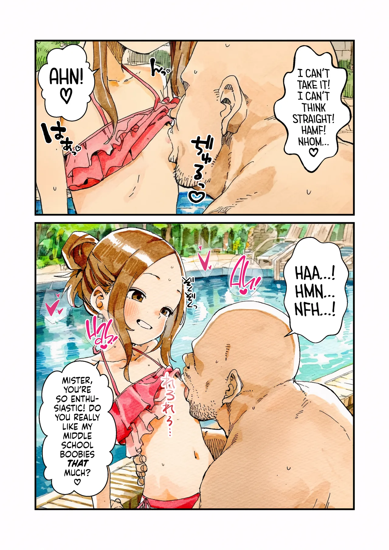 NTR Jouzu na Takagi-san Puuru Date Hen ー NTR Master Takagi-san Pool Date Edition page 10 full