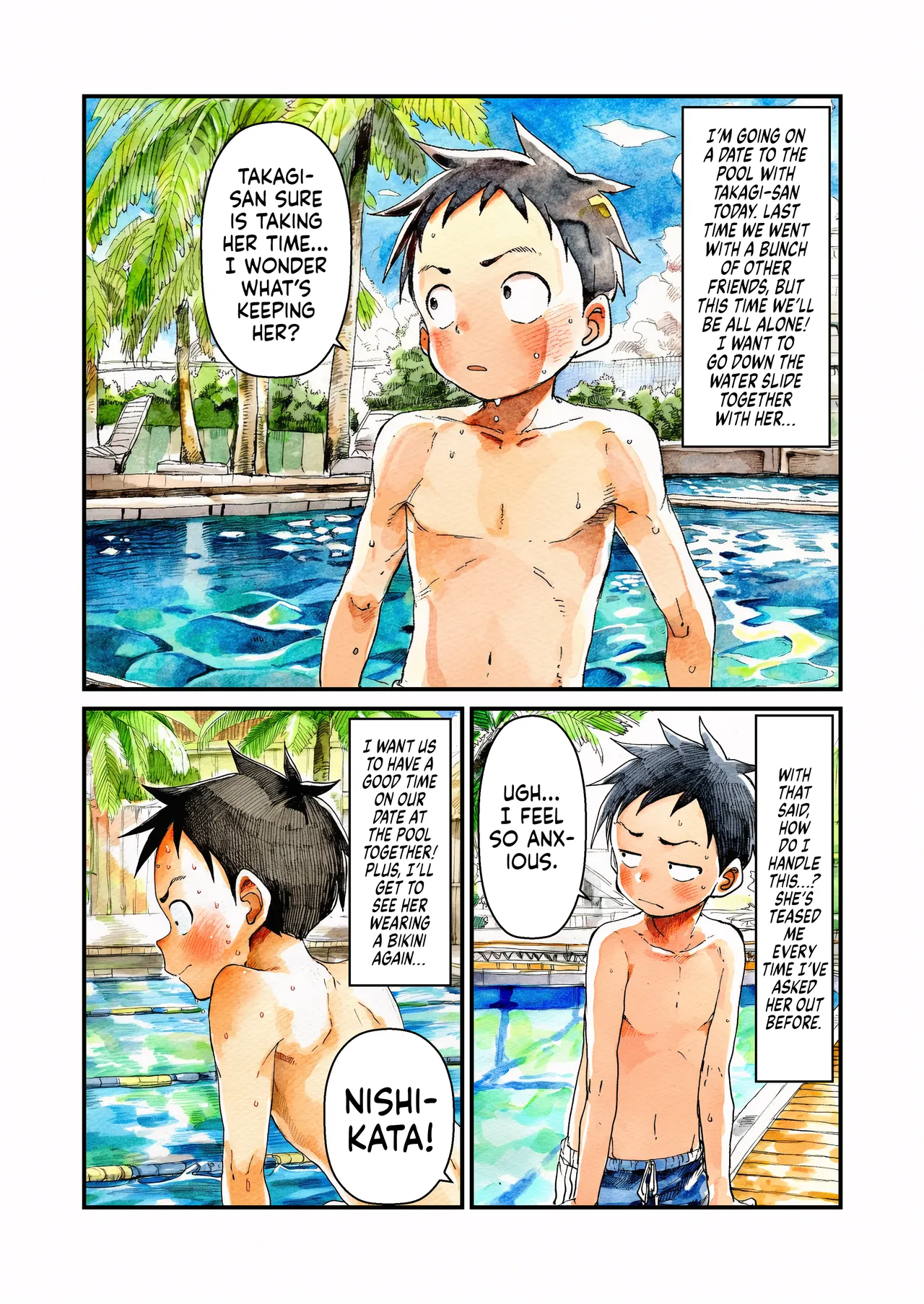 NTR Jouzu na Takagi-san Puuru Date Hen ー NTR Master Takagi-san Pool Date Edition page 2 full