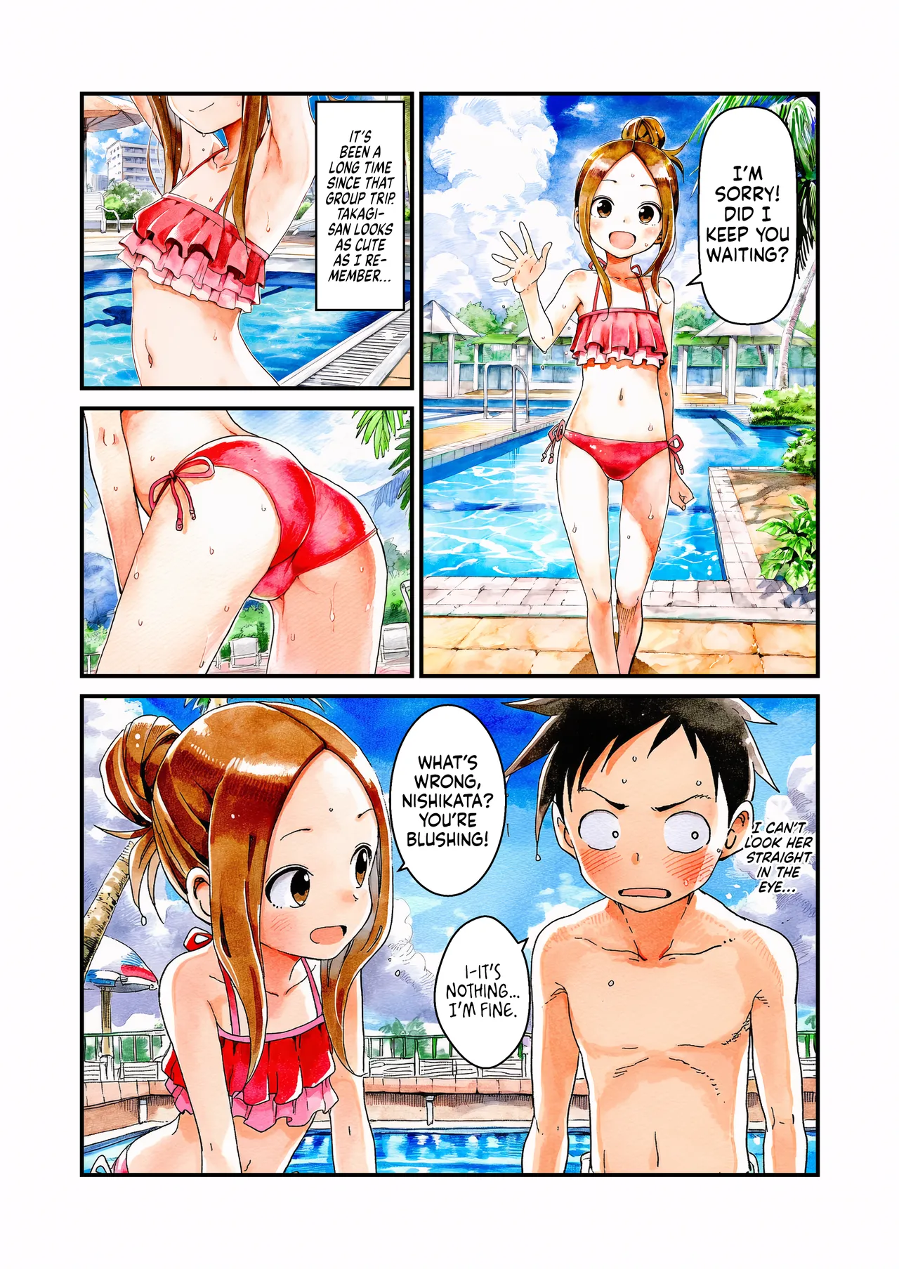 NTR Jouzu na Takagi-san Puuru Date Hen ー NTR Master Takagi-san Pool Date Edition page 3 full