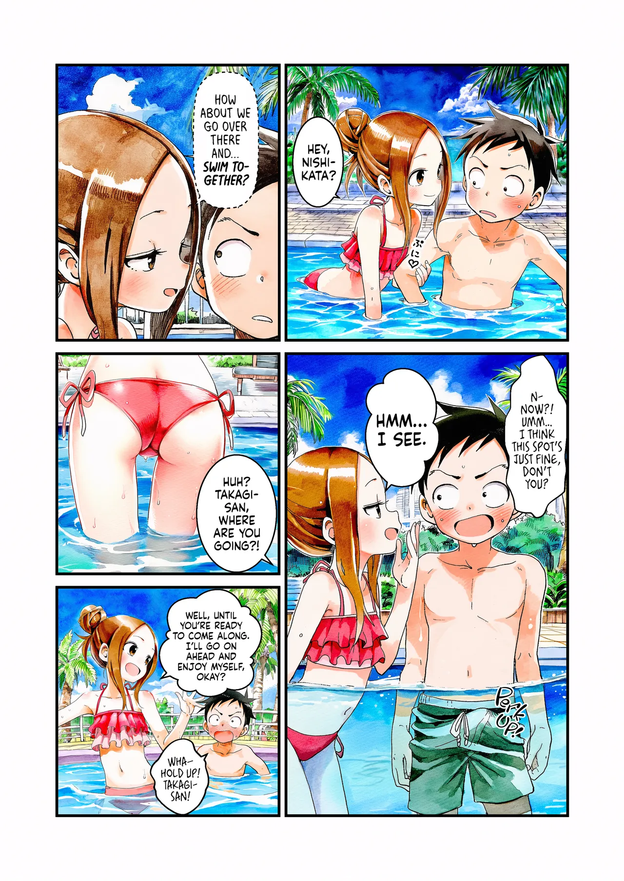 NTR Jouzu na Takagi-san Puuru Date Hen ー NTR Master Takagi-san Pool Date Edition page 4 full