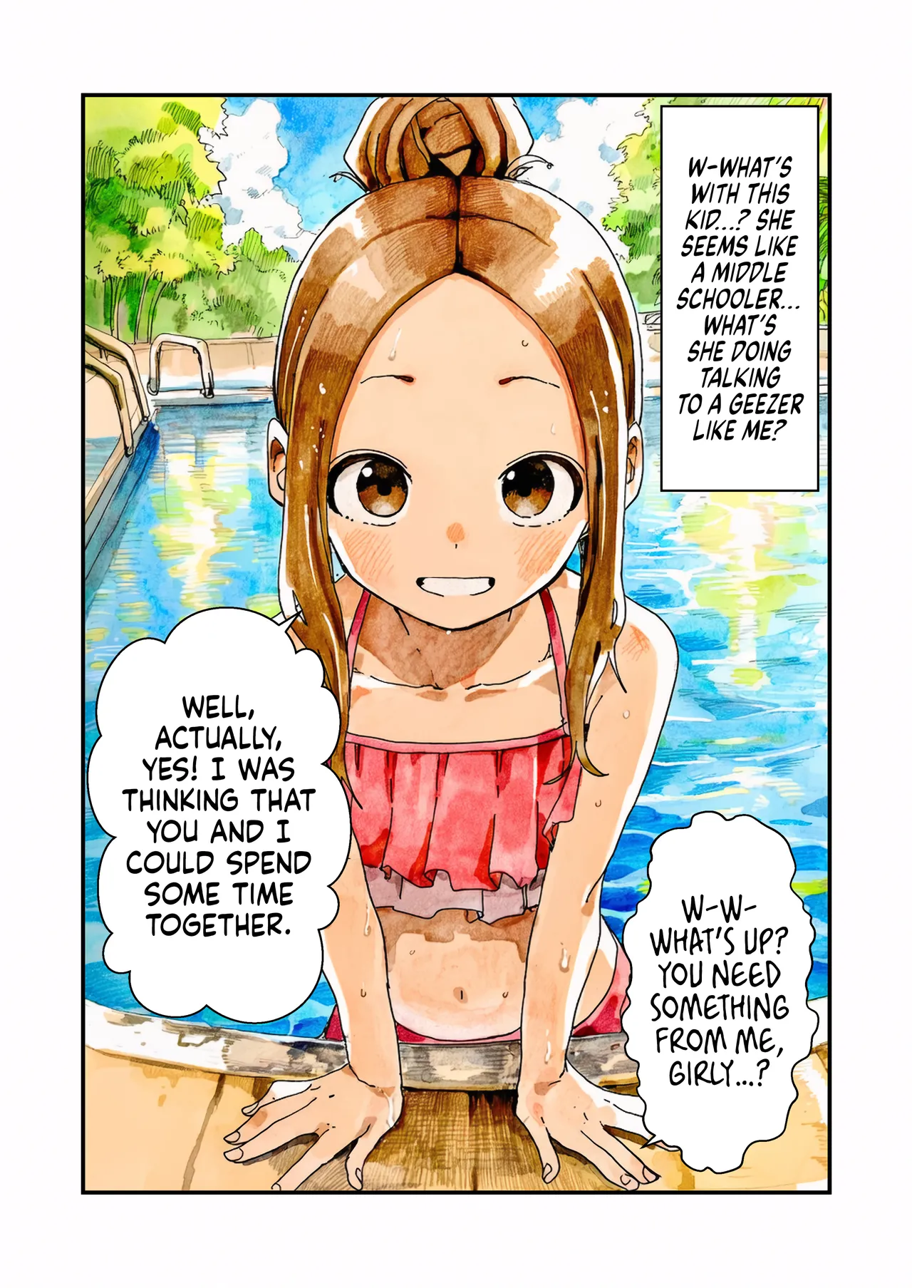 NTR Jouzu na Takagi-san Puuru Date Hen ー NTR Master Takagi-san Pool Date Edition page 6 full