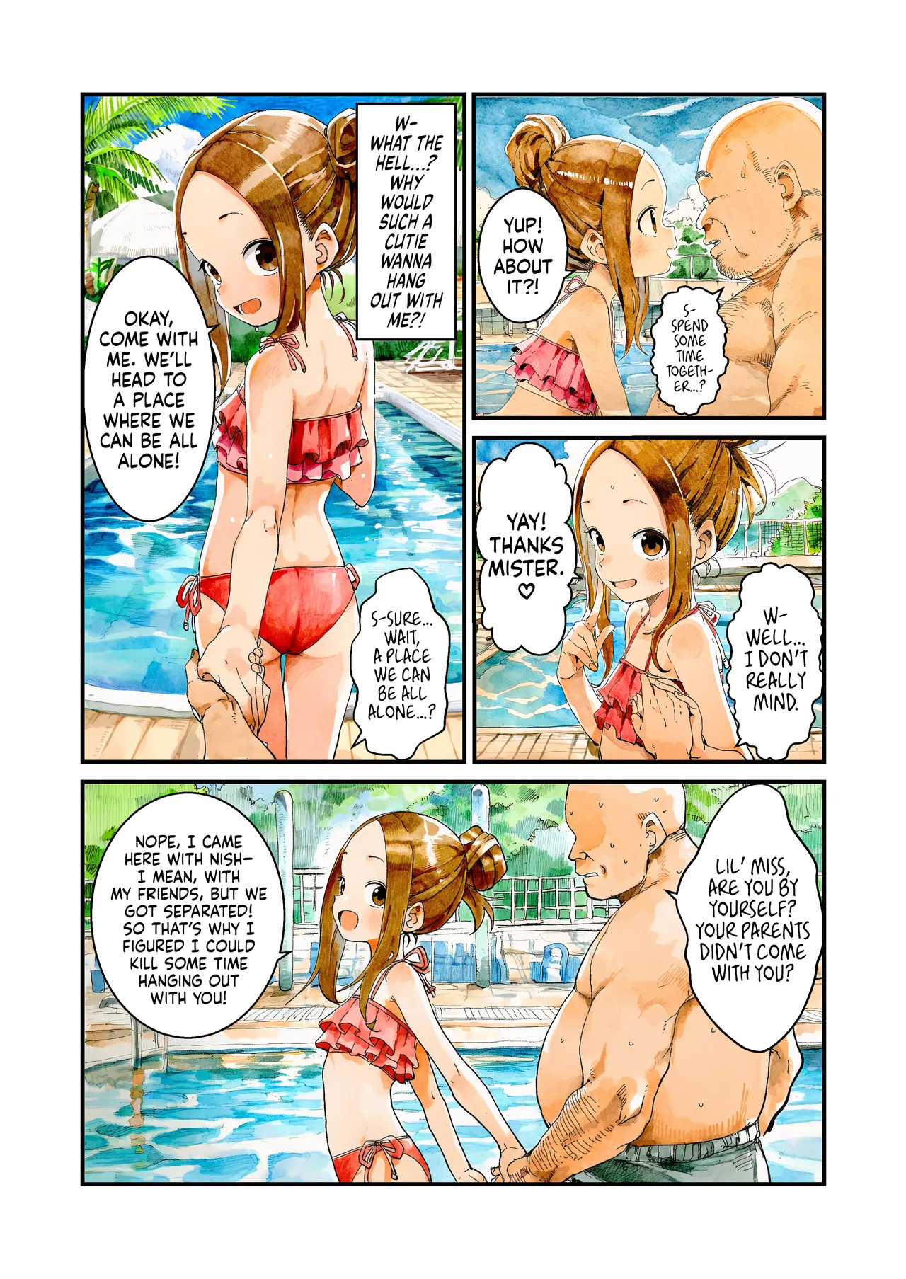 NTR Jouzu na Takagi-san Puuru Date Hen ー NTR Master Takagi-san Pool Date Edition page 7 full