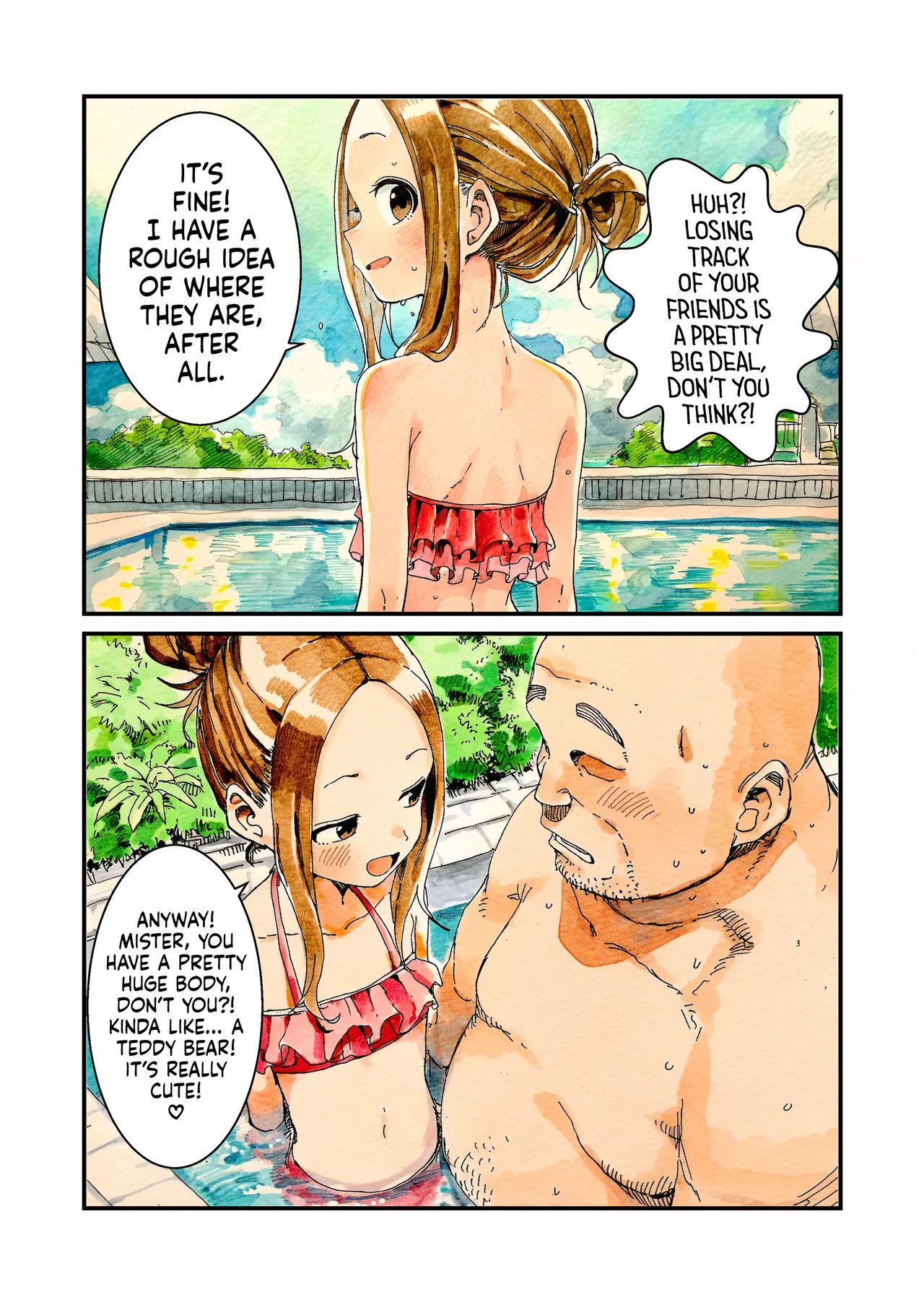 NTR Jouzu na Takagi-san Puuru Date Hen ー NTR Master Takagi-san Pool Date Edition page 8 full