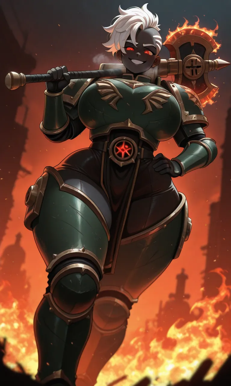 Warhamer 40k - Fem-Vulkan daidoujipv ai generated page 1 full