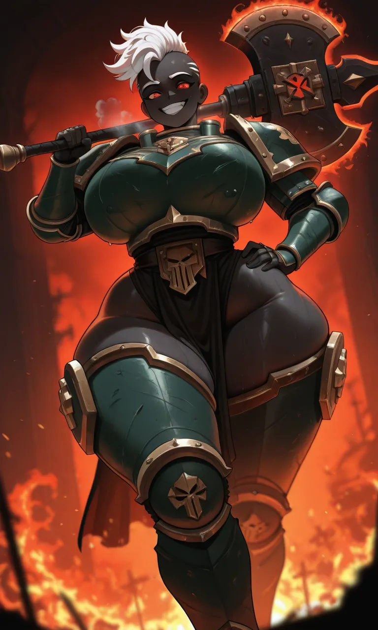 Warhamer 40k - Fem-Vulkan daidoujipv ai generated page 4 full