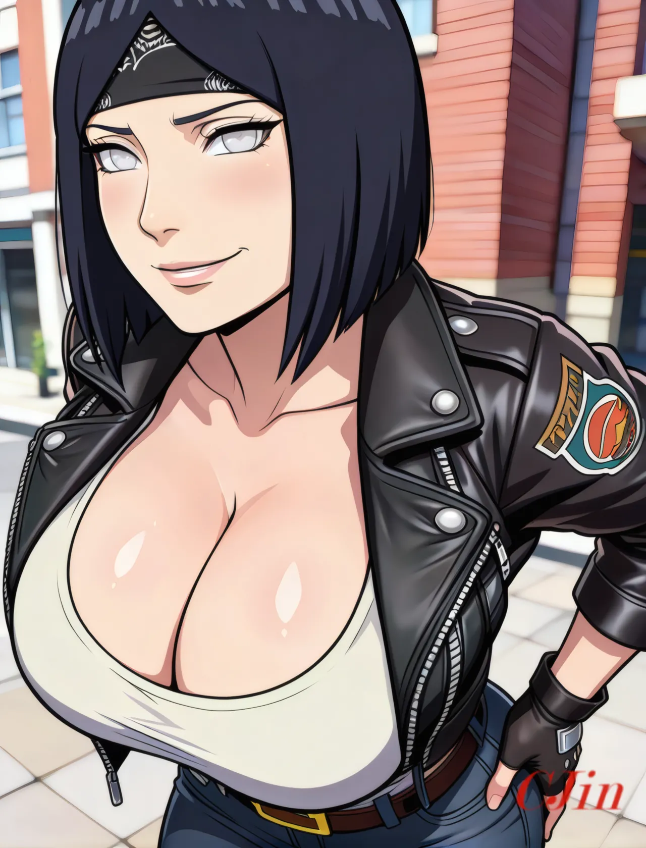 HINATA UZUMAKI AS THE MOTHER - THE QUEEN OF THE BIKERS page 7 full